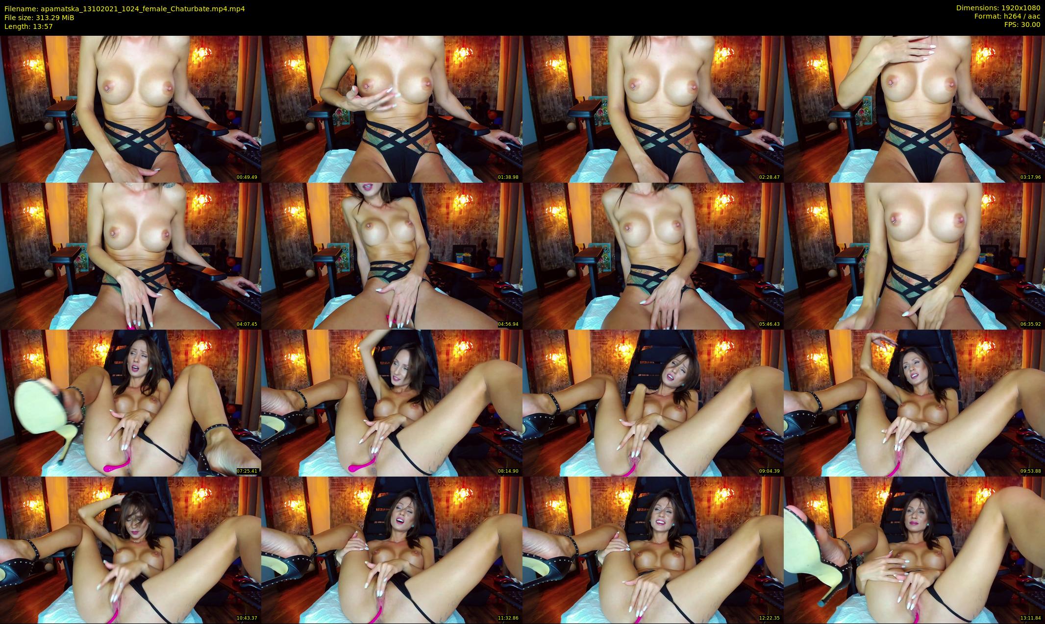 apamatska — 14 minute Chaturbate female cam show recording, 1080p, Oct 13, 2021