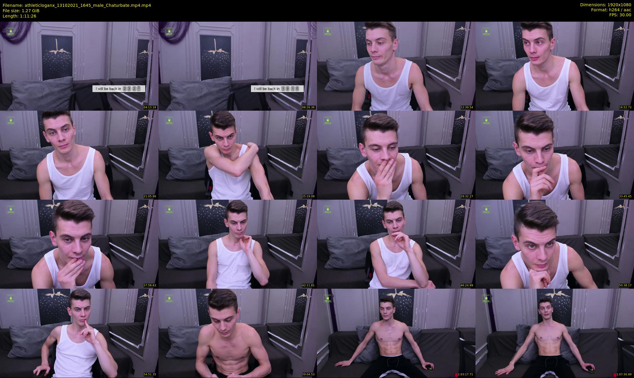 athleticloganx — 72 minute Chaturbate male cam show recording, 1080p, Oct 13, 2021