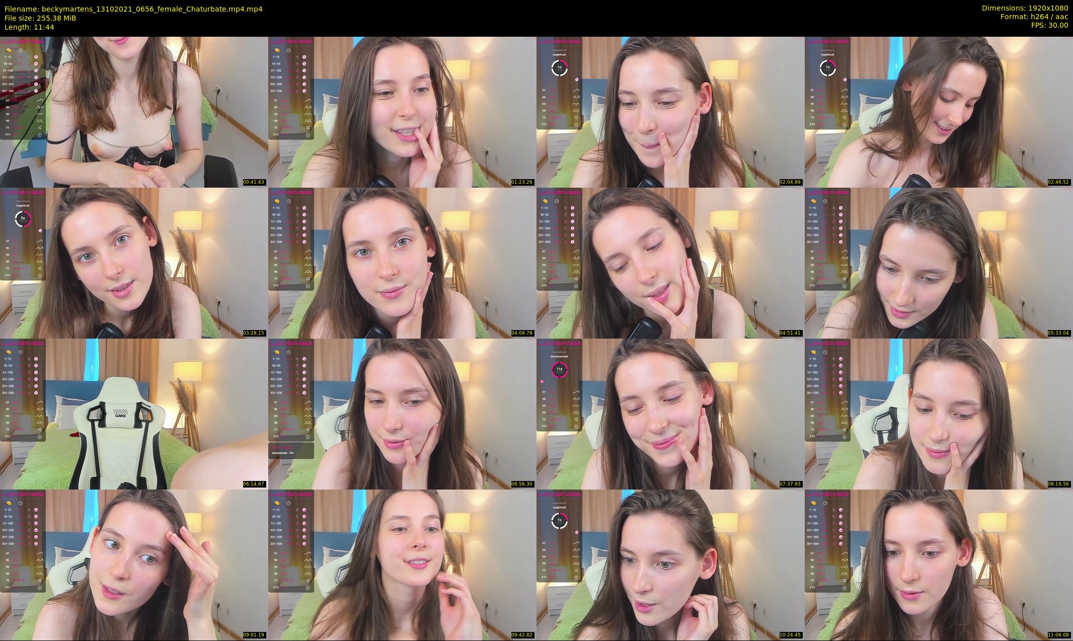 beckymartens — 12 minute Chaturbate female cam show recording, 1080p, Oct 13, 2021