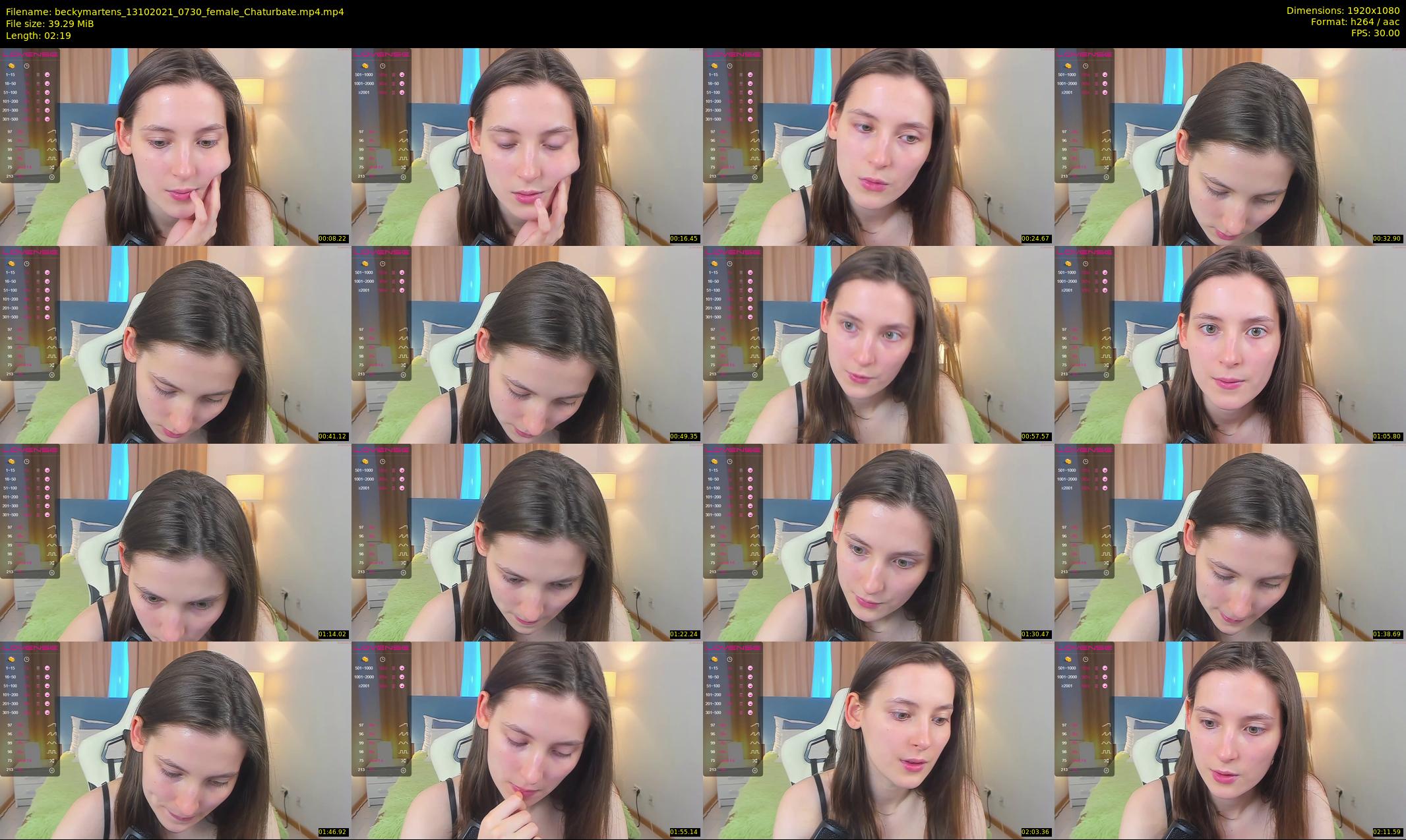 beckymartens — 3 minute Chaturbate female cam show recording, 1080p, Oct 13, 2021