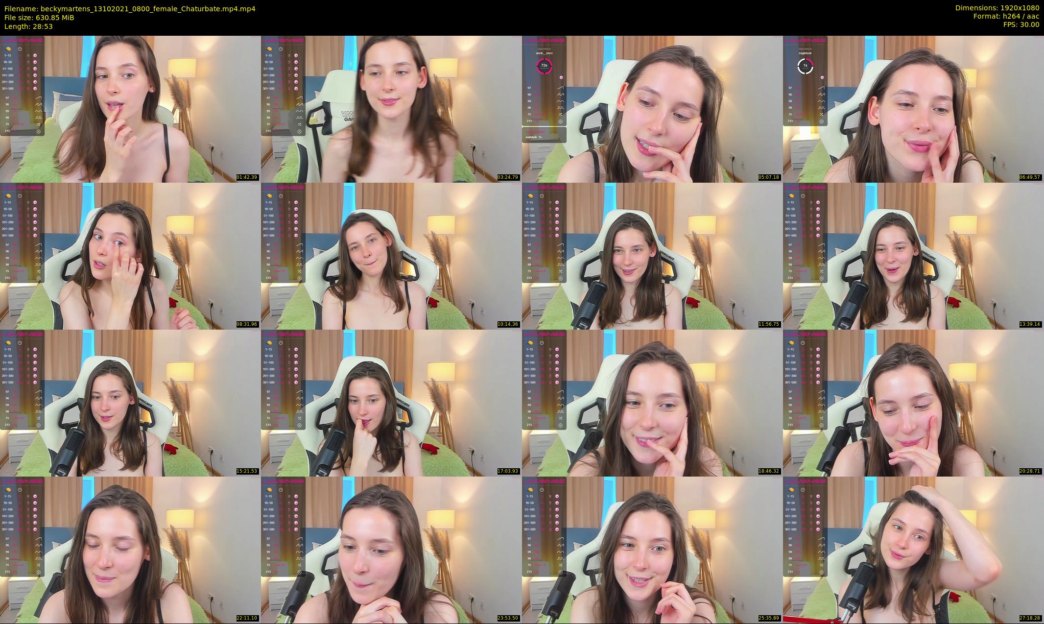 beckymartens — 29 minute Chaturbate female cam show recording, 1080p, Oct 13, 2021
