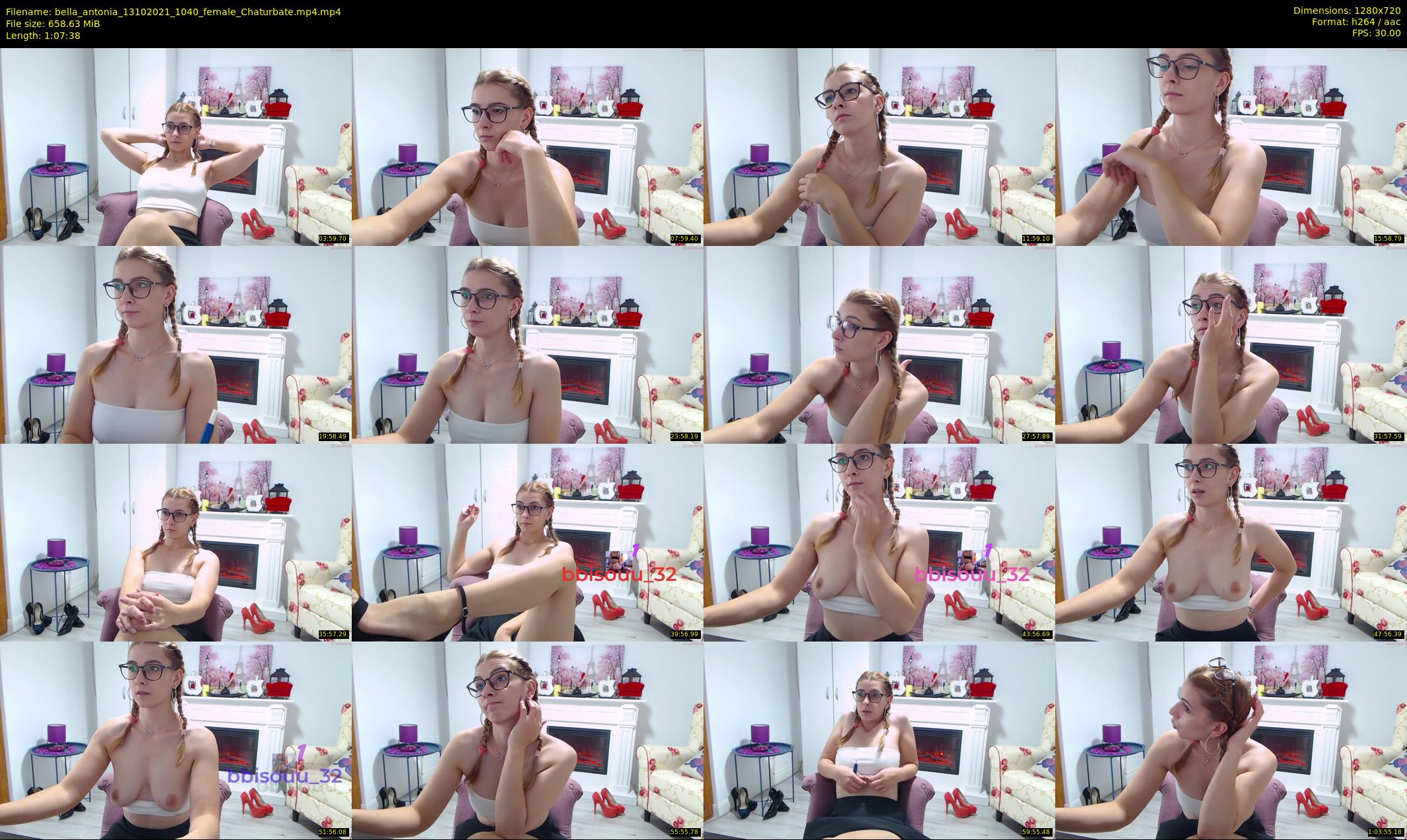 bella_antonia — 68 minute Chaturbate female cam show recording, 720p, Oct 13, 2021