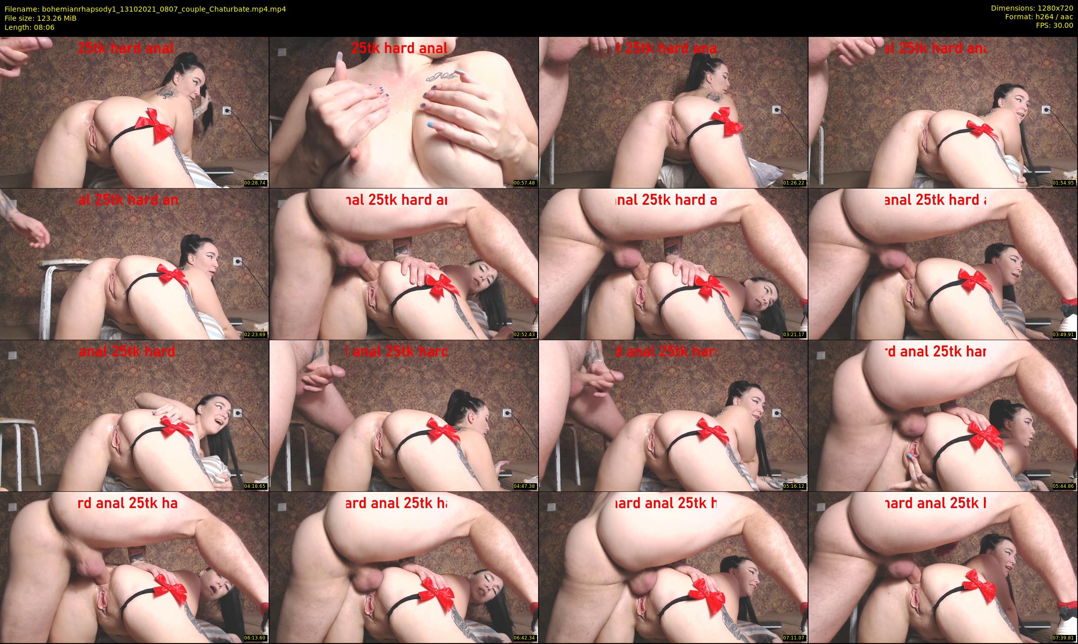 bohemianrhapsody1 — 9 minute Chaturbate couple cam show recording, 720p, Oct 13, 2021