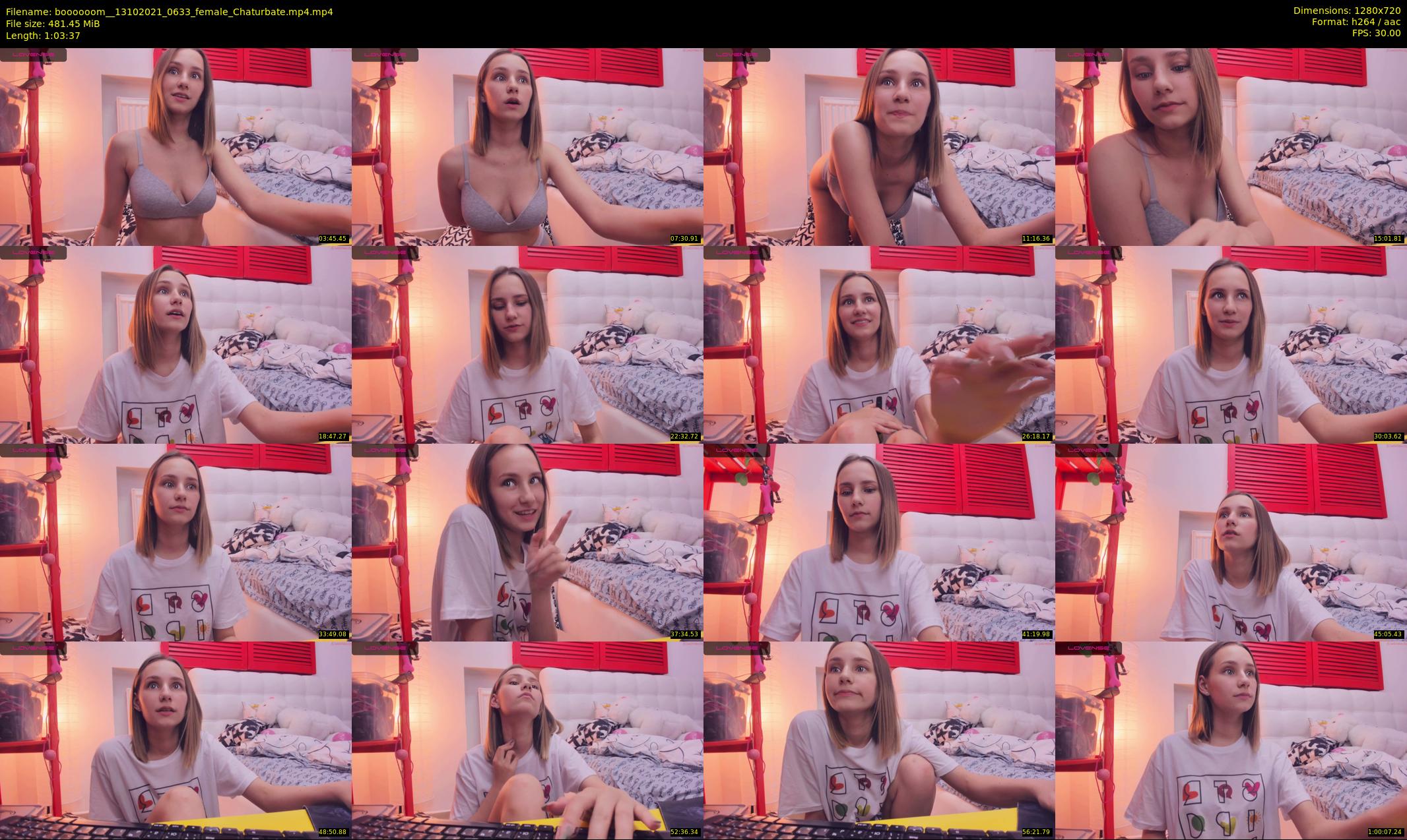 boooooom_ — 64 minute Chaturbate female cam show recording, 720p, Oct 13, 2021