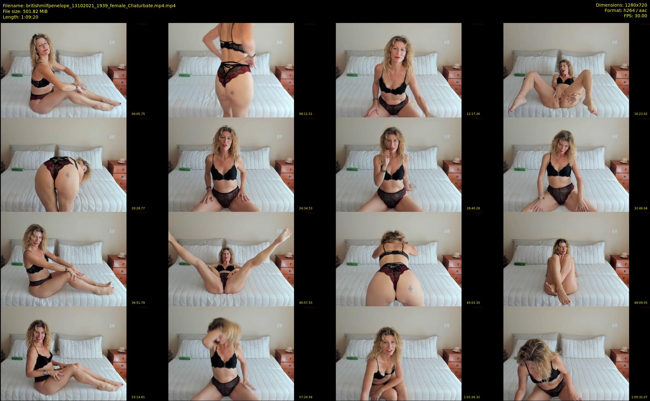 britishmilfpenelope — 70 minute Chaturbate female cam show recording, 720p, Oct 13, 2021