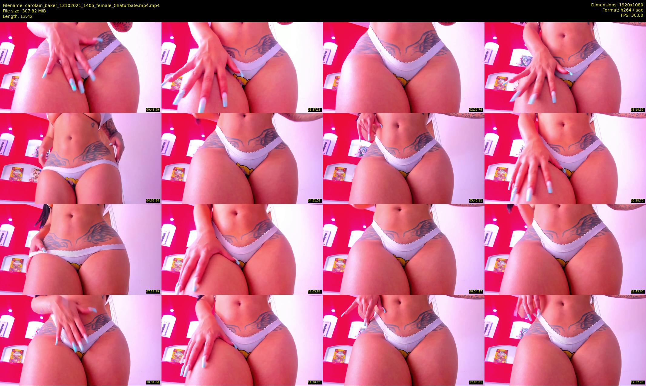 carolain_baker — 14 minute Chaturbate female cam show recording, 1080p, Oct 13, 2021