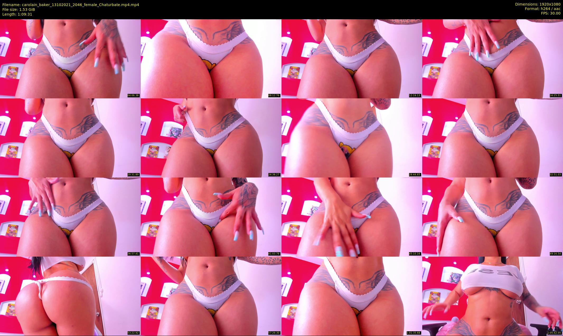 carolain_baker — 70 minute Chaturbate female cam show recording, 1080p, Oct 13, 2021