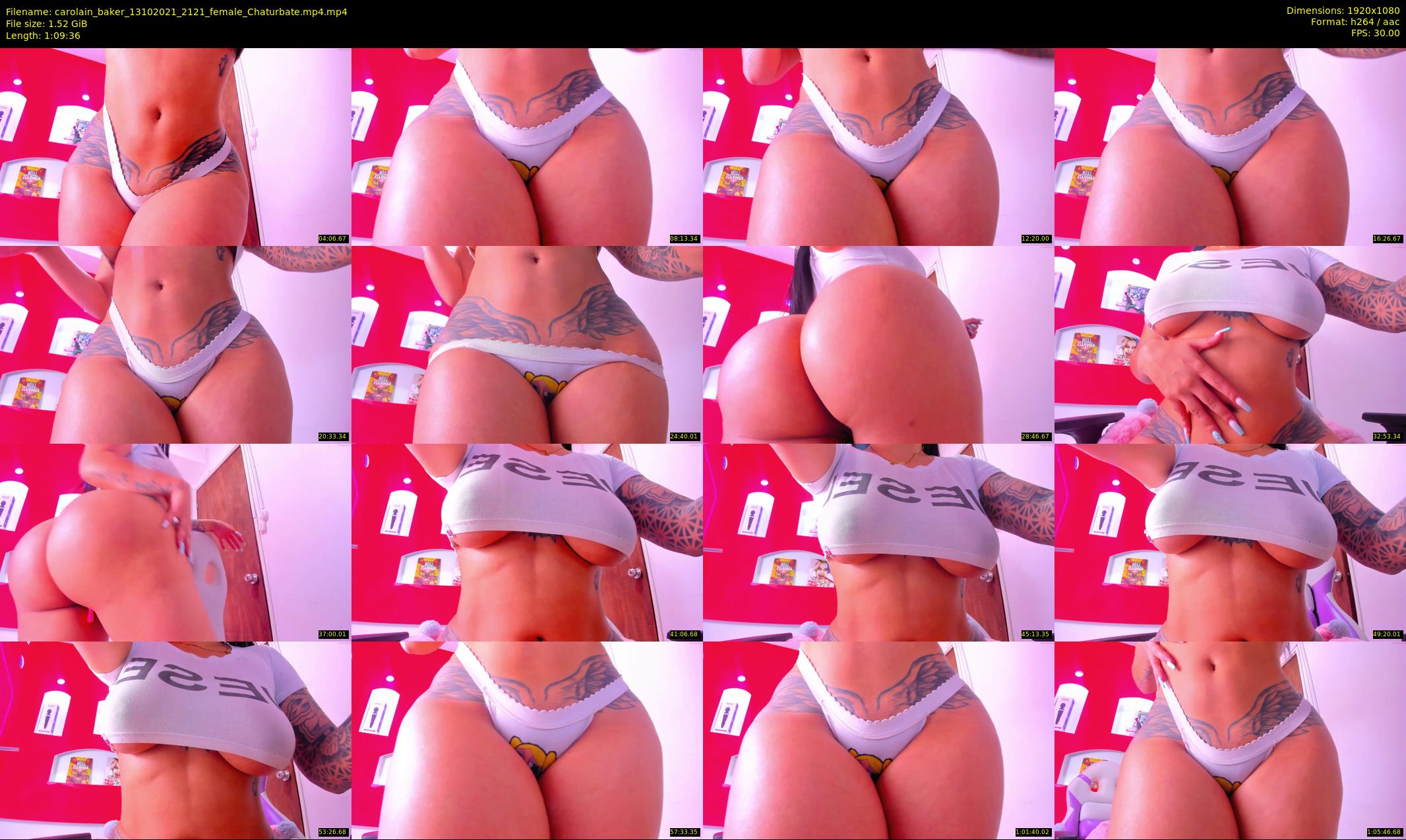 carolain_baker — 70 minute Chaturbate female cam show recording, 1080p, Oct 13, 2021
