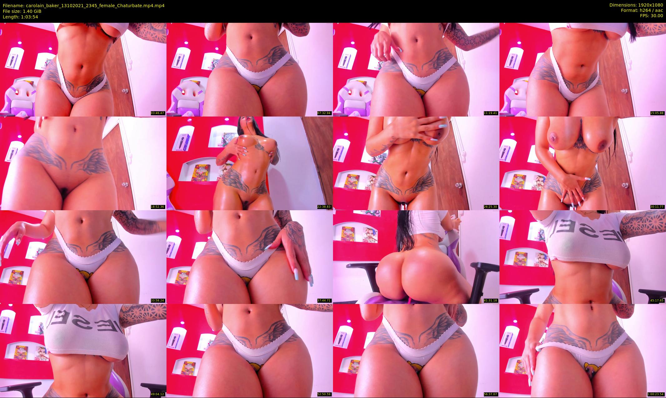 carolain_baker — 64 minute Chaturbate female cam show recording, 1080p, Oct 13, 2021