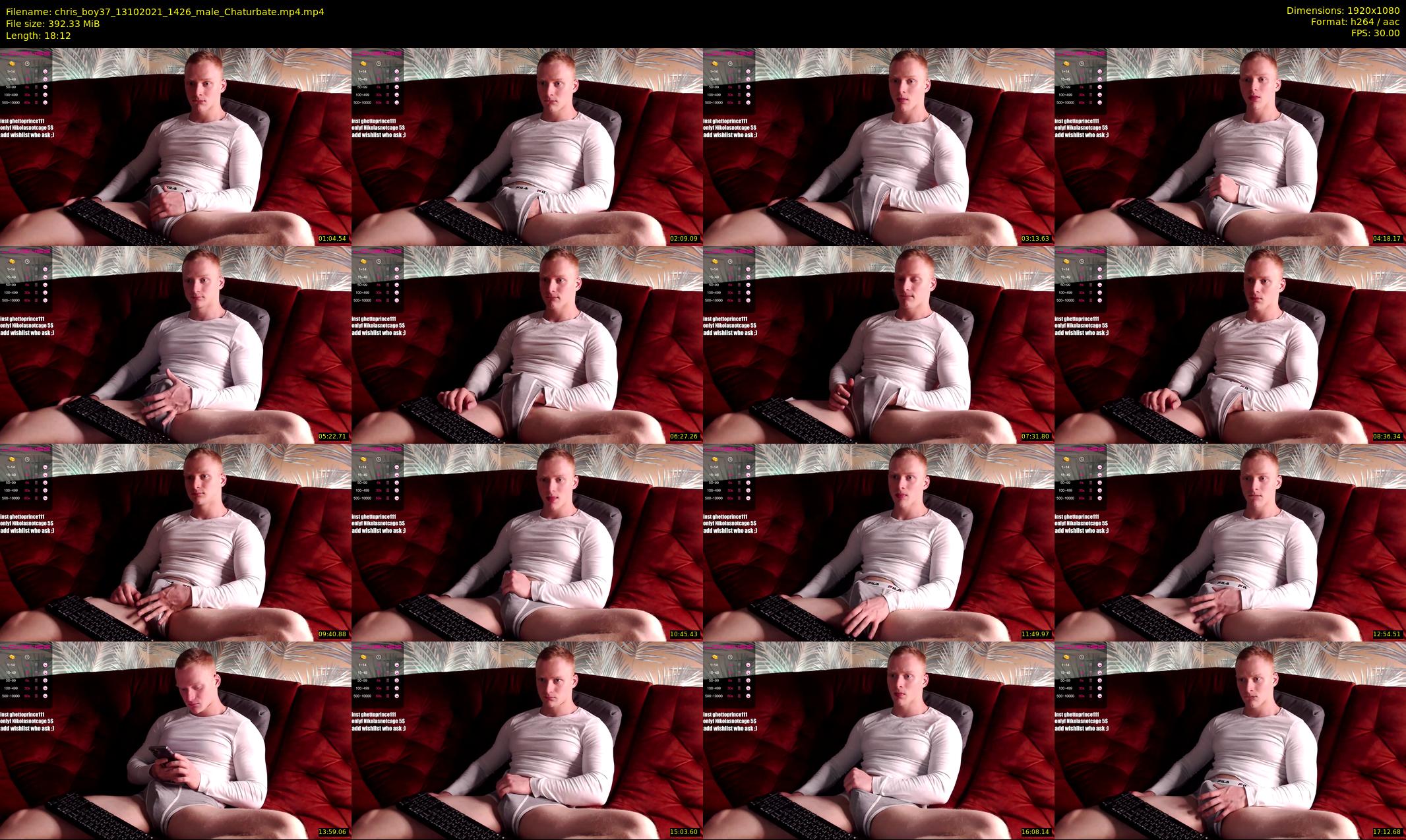 chris_boy37 — 19 minute Chaturbate male cam show recording, 1080p, Oct 13, 2021