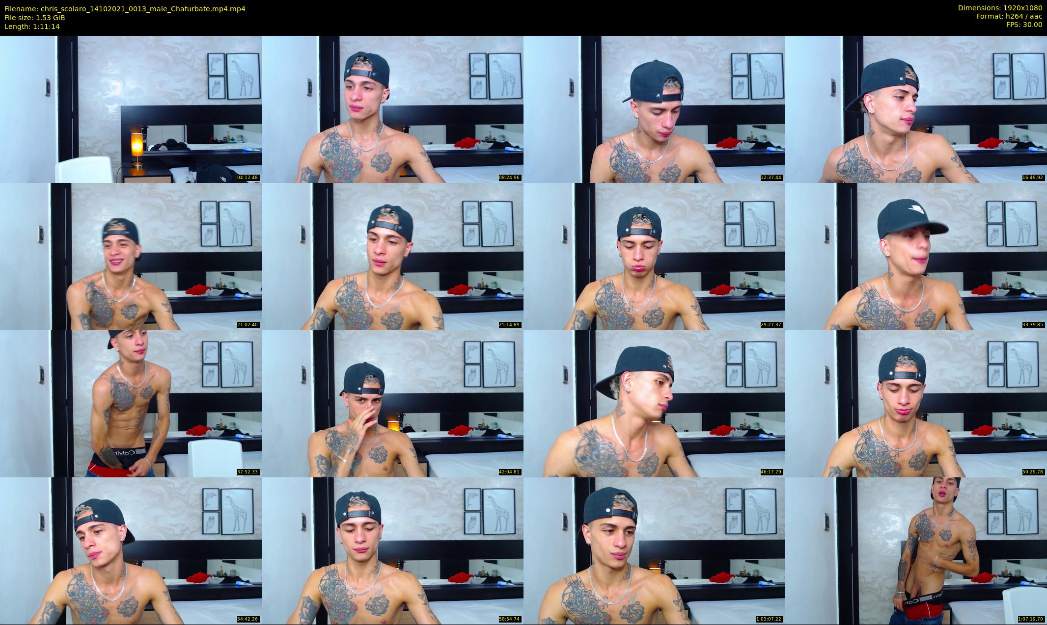 chris_scolaro — 72 minute Chaturbate male cam show recording, 1080p, Oct 14, 2021