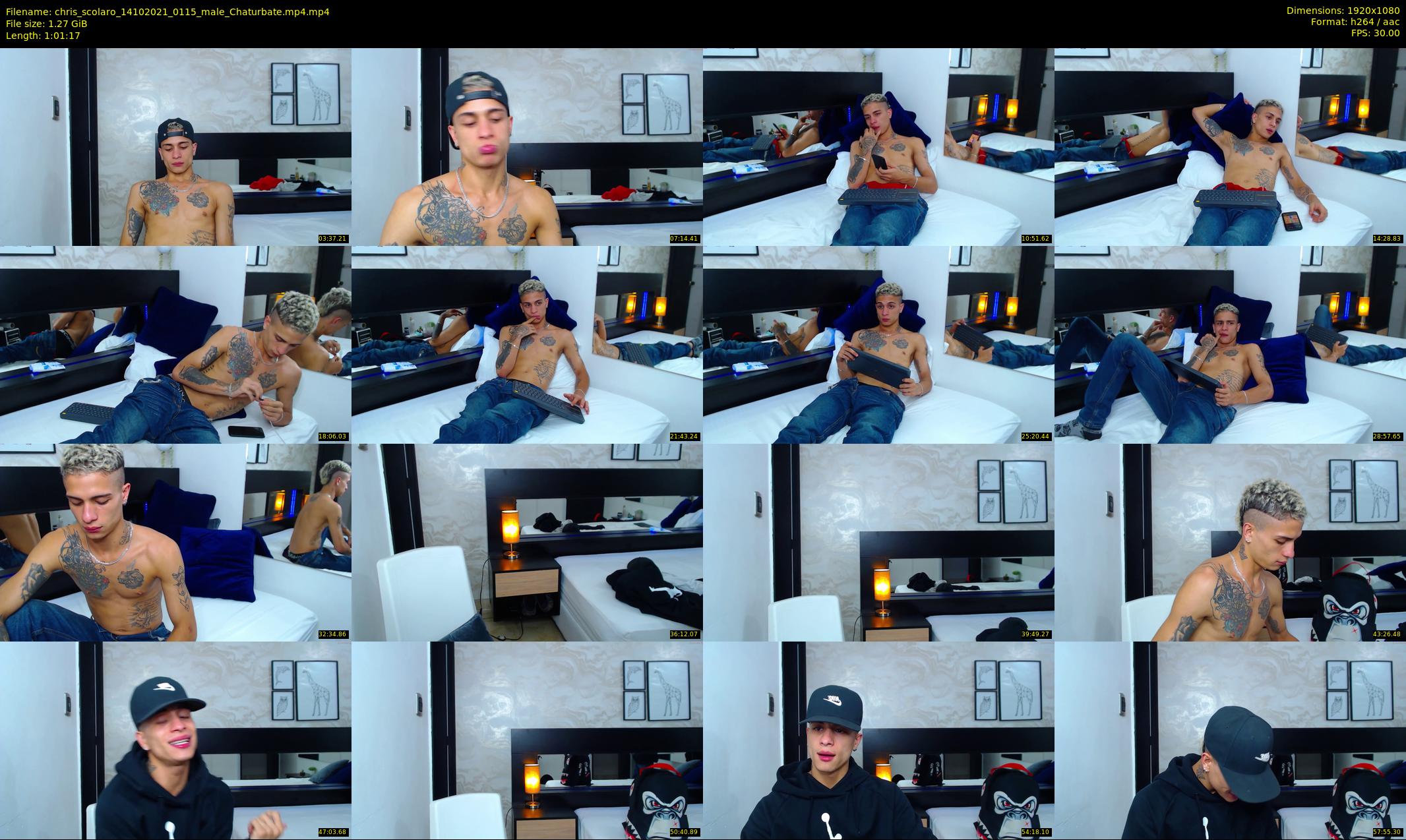 chris_scolaro — 62 minute Chaturbate male cam show recording, 1080p, Oct 14, 2021