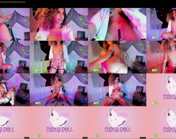 curlydoll1 — 70 minute Chaturbate female cam show recording, 720p, Oct 14, 2021