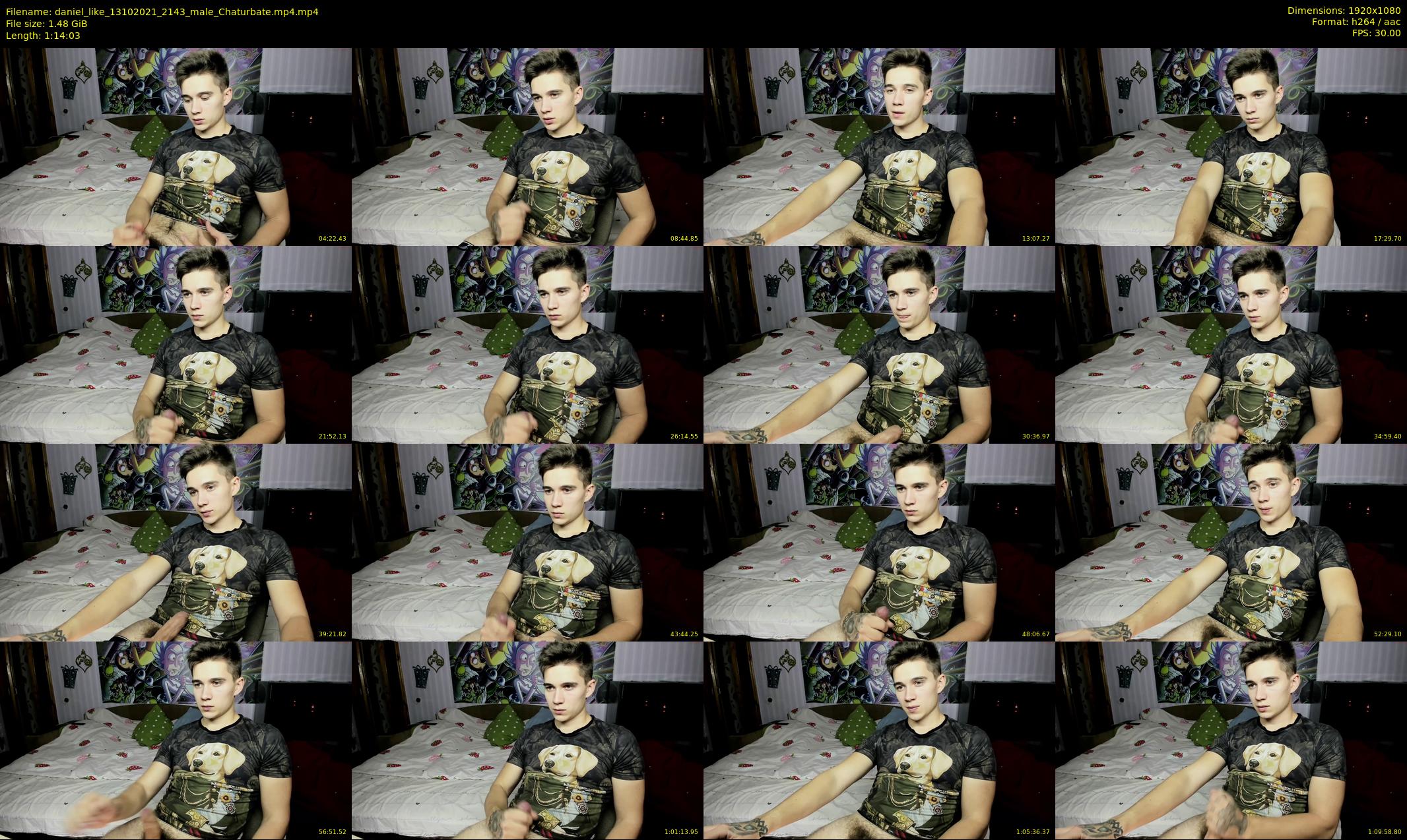 daniel_like — 75 minute Chaturbate male cam show recording, 1080p, Oct 13, 2021