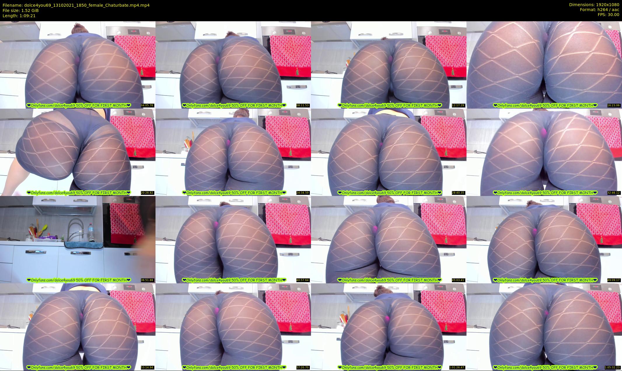 dolce4you69 — 70 minute Chaturbate female cam show recording, 1080p, Oct 13, 2021