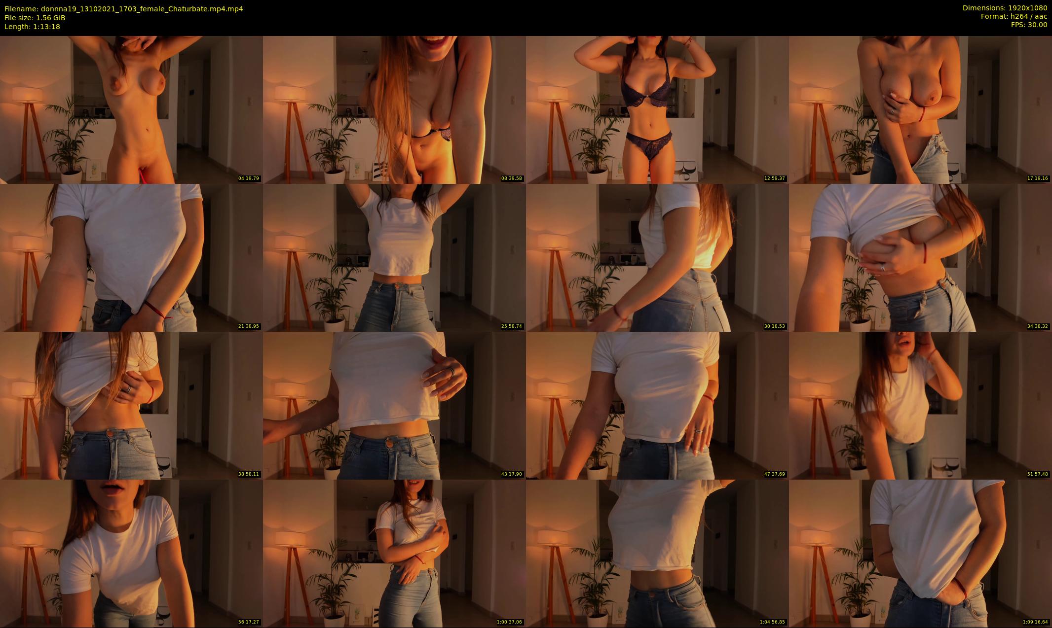 donnna19 — 74 minute Chaturbate female cam show recording, 1080p, Oct 13, 2021