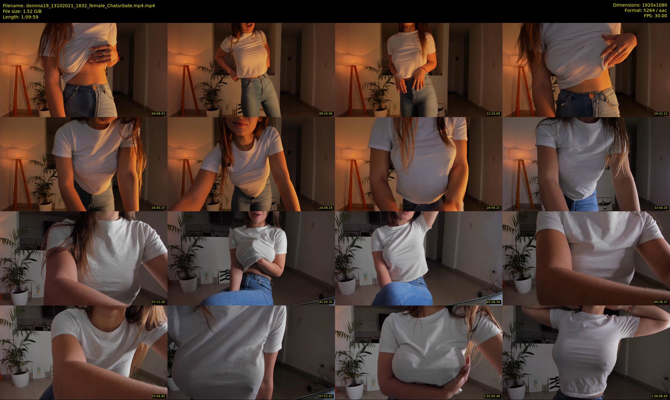 donnna19 — 70 minute Chaturbate female cam show recording, 1080p, Oct 13, 2021