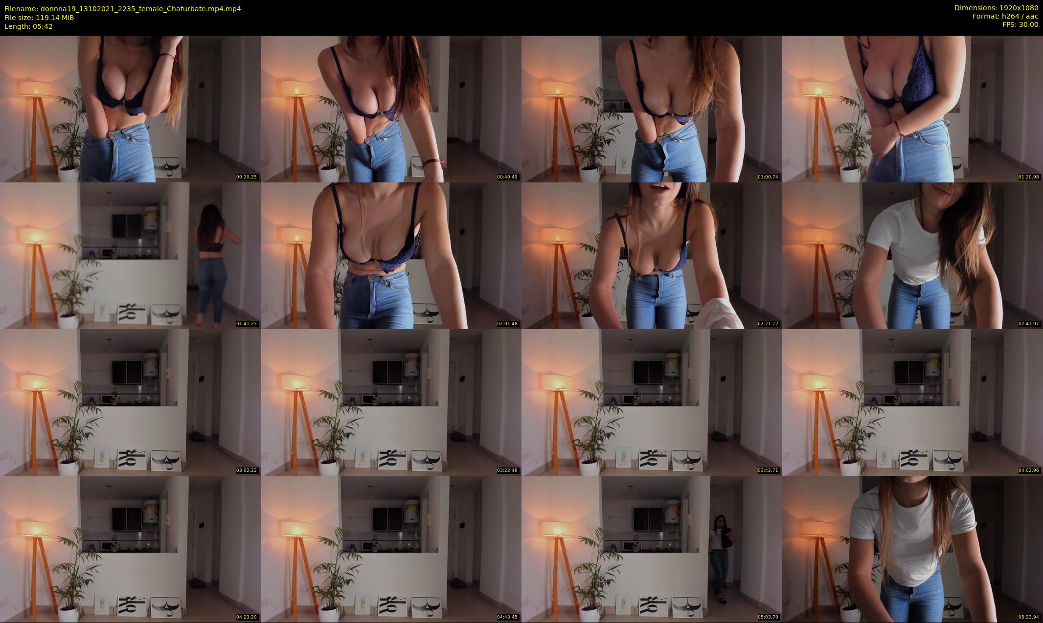 donnna19 — 6 minute Chaturbate female cam show recording, 1080p, Oct 13, 2021