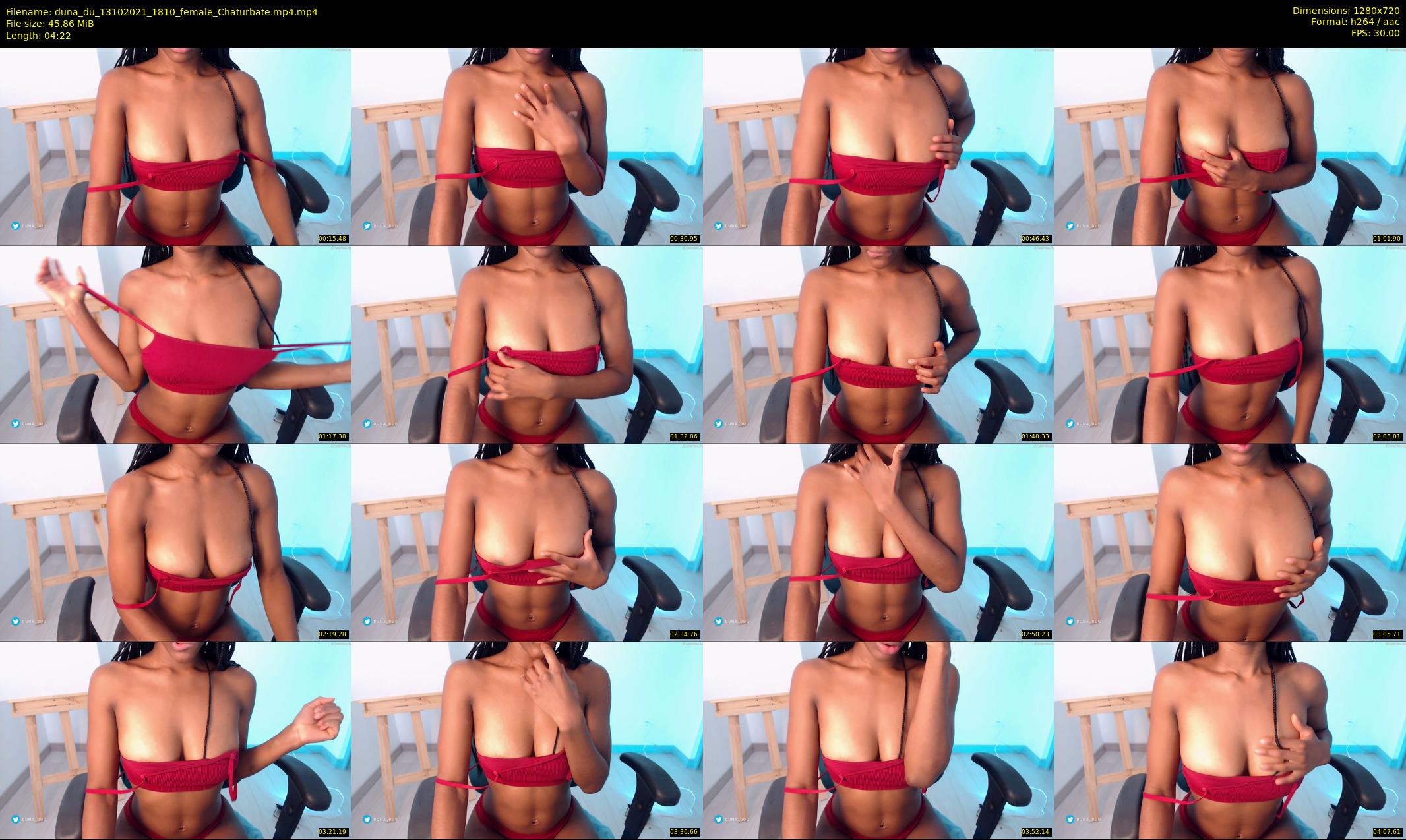 duna_du — 5 minute Chaturbate female cam show recording, 720p, Oct 13, 2021