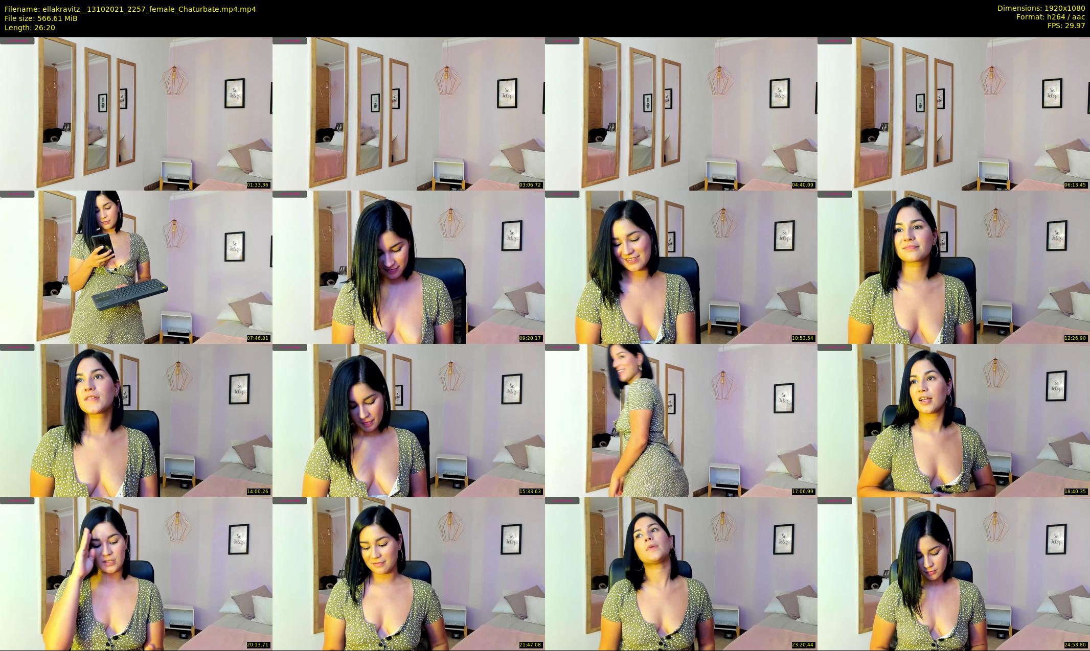 ellakravitz_ — 27 minute Chaturbate female cam show recording, 1080p, Oct 13, 2021