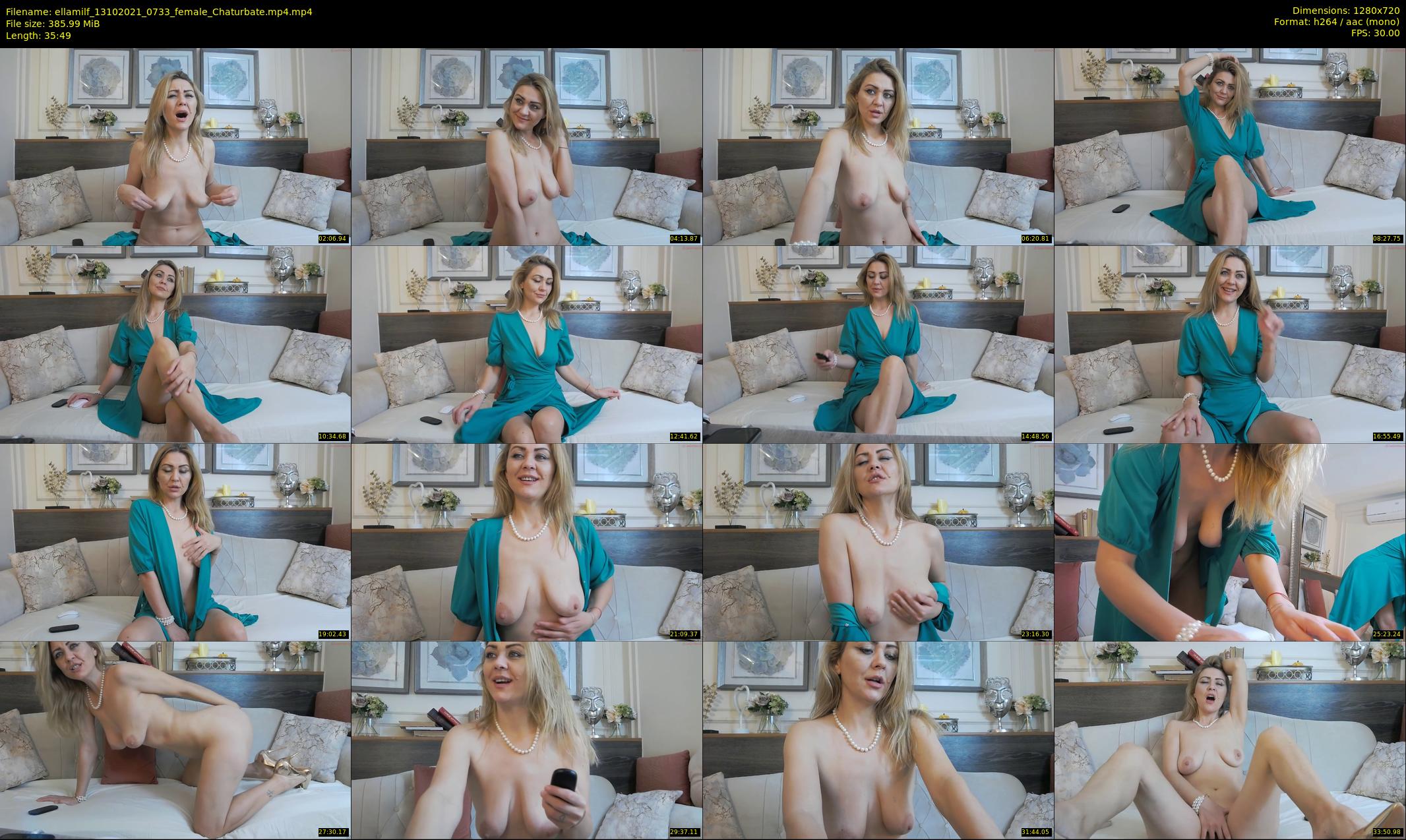 ellamilf — 36 minute Chaturbate female cam show recording, 720p, Oct 13, 2021