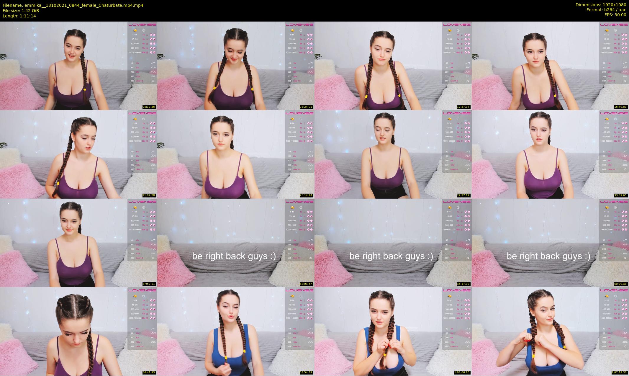 emmika_ — 72 minute Chaturbate female cam show recording, 1080p, Oct 13, 2021