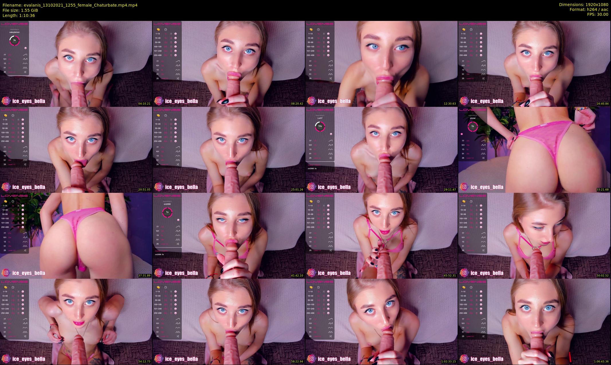 evalanis — 71 minute Chaturbate couple cam show recording, 1080p, Oct 13, 2021