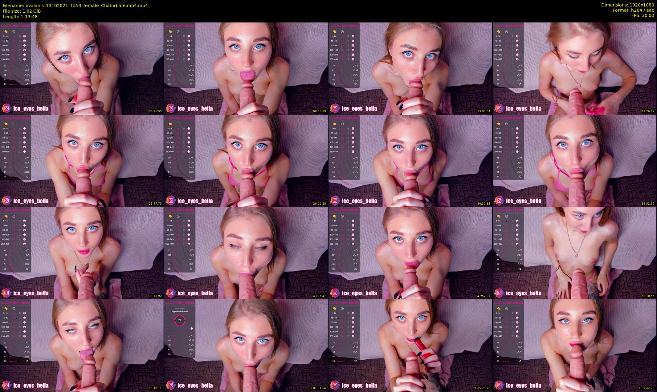 evalanis — 74 minute Chaturbate couple cam show recording, 1080p, Oct 13, 2021