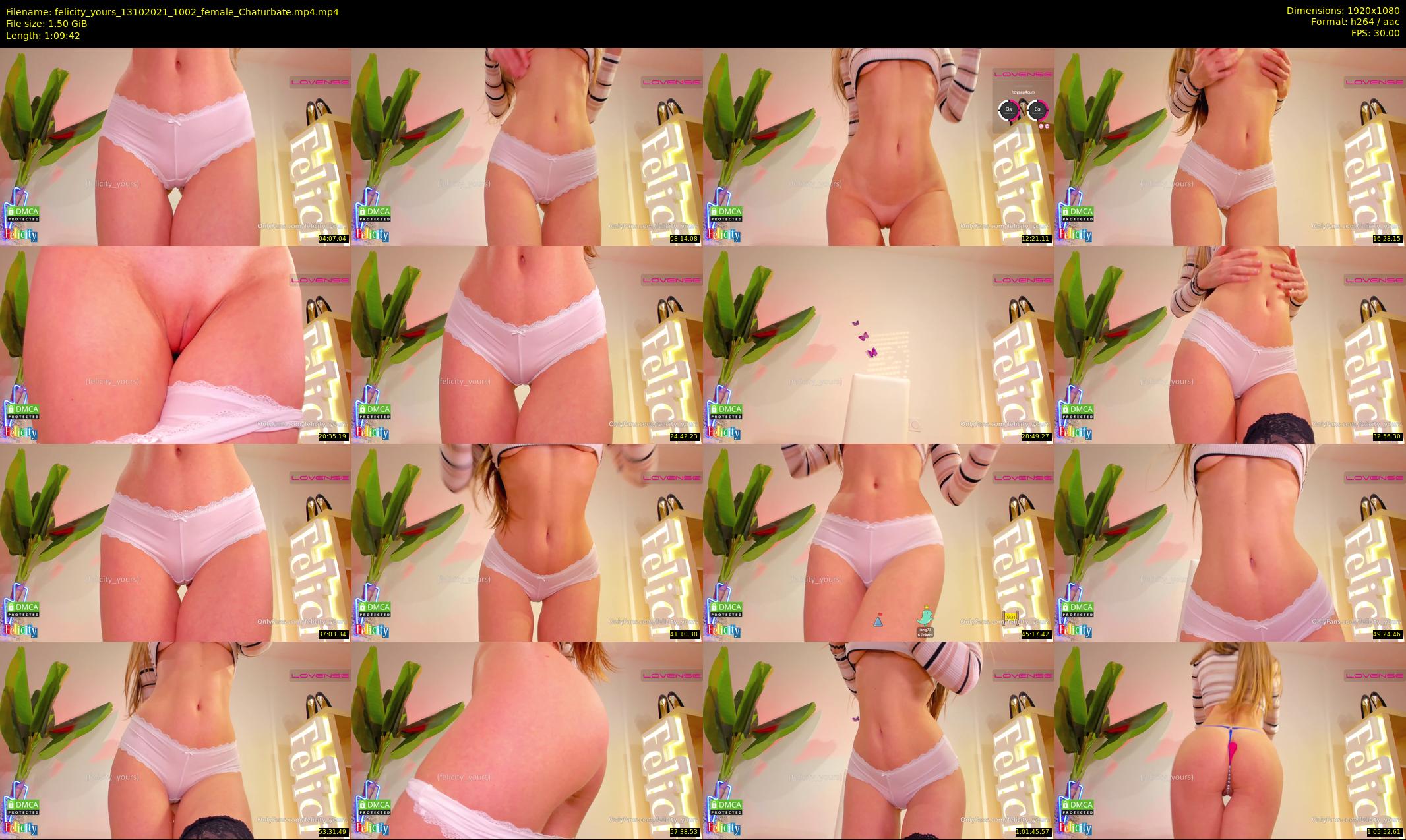 felicity_yours — 70 minute Chaturbate female cam show recording, 1080p, Oct 13, 2021