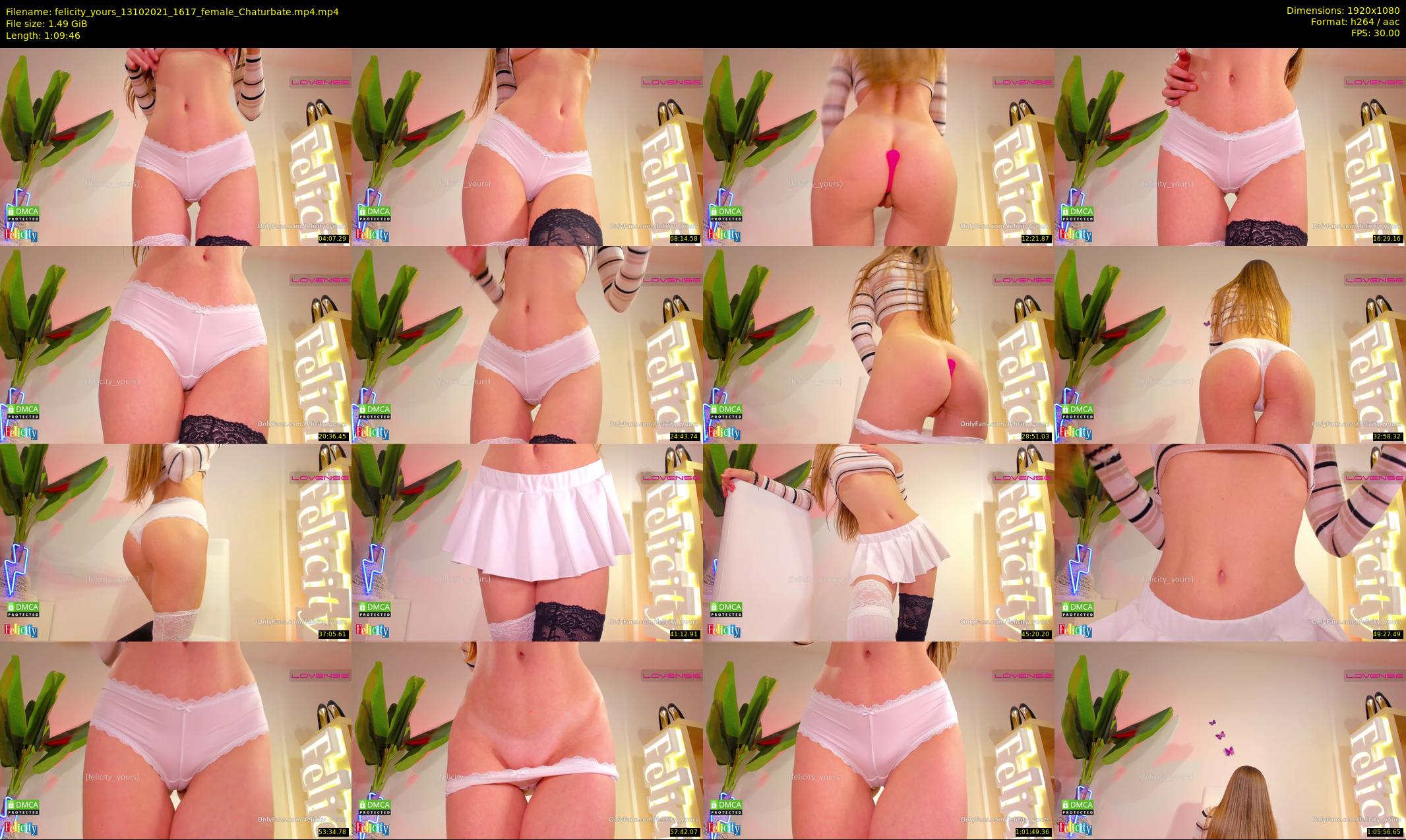 felicity_yours — 70 minute Chaturbate female cam show recording, 1080p, Oct 13, 2021