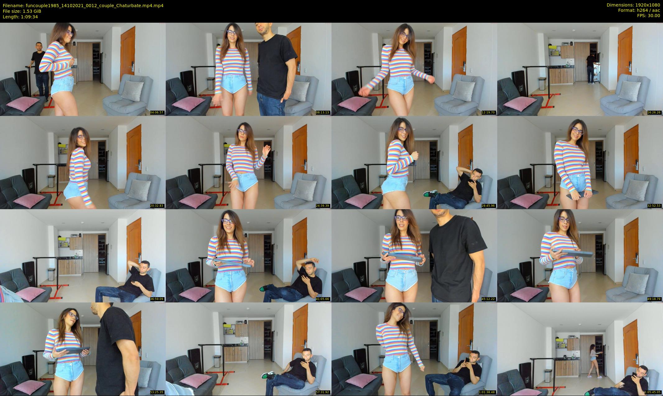 funcouple1985 — 70 minute Chaturbate couple cam show recording, 1080p, Oct 14, 2021