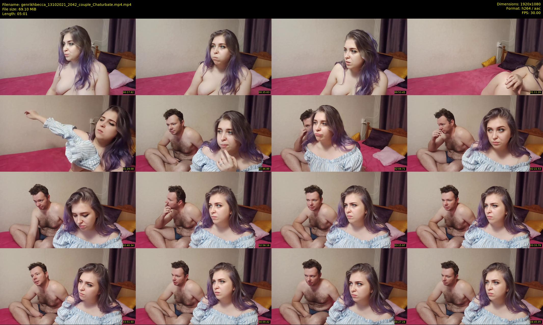 genrikhbecca — 6 minute Chaturbate couple cam show recording, 1080p, Oct 13, 2021