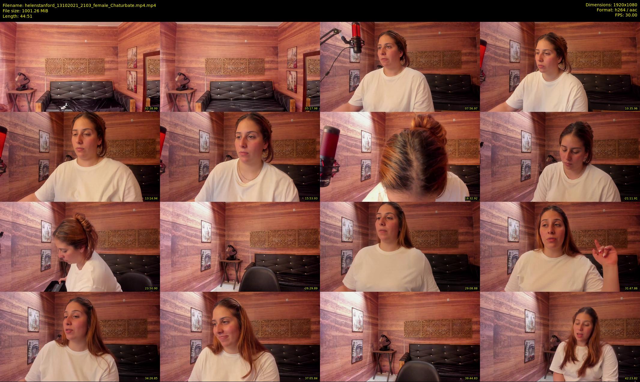 helenstanford — 45 minute Chaturbate female cam show recording, 1080p, Oct 13, 2021