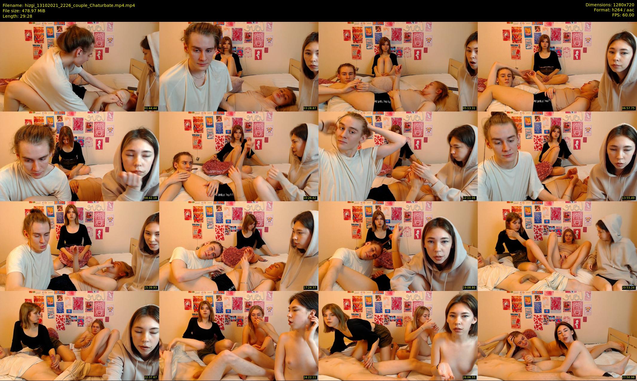 hizgi — 30 minute Chaturbate couple cam show recording, 720p, Oct 13, 2021