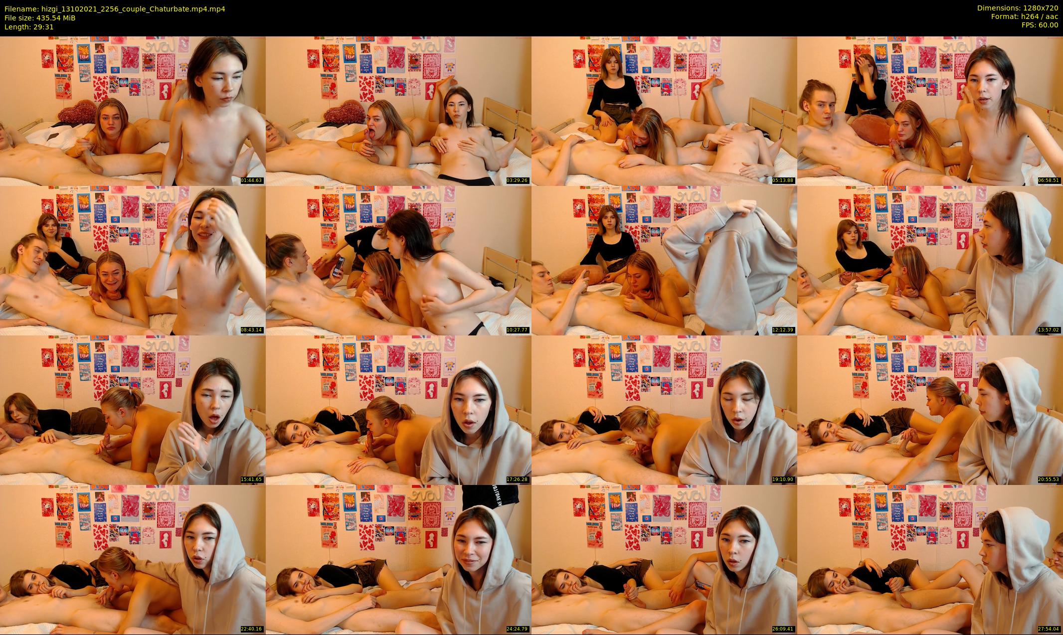 hizgi — 30 minute Chaturbate couple cam show recording, 720p, Oct 13, 2021