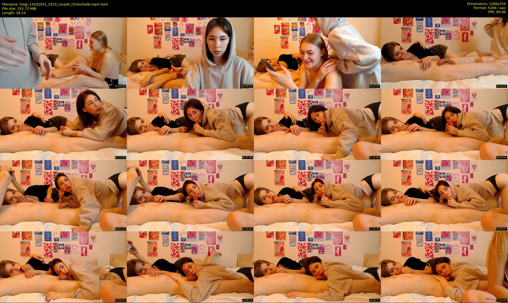 hizgi — 19 minute Chaturbate couple cam show recording, 720p, Oct 13, 2021