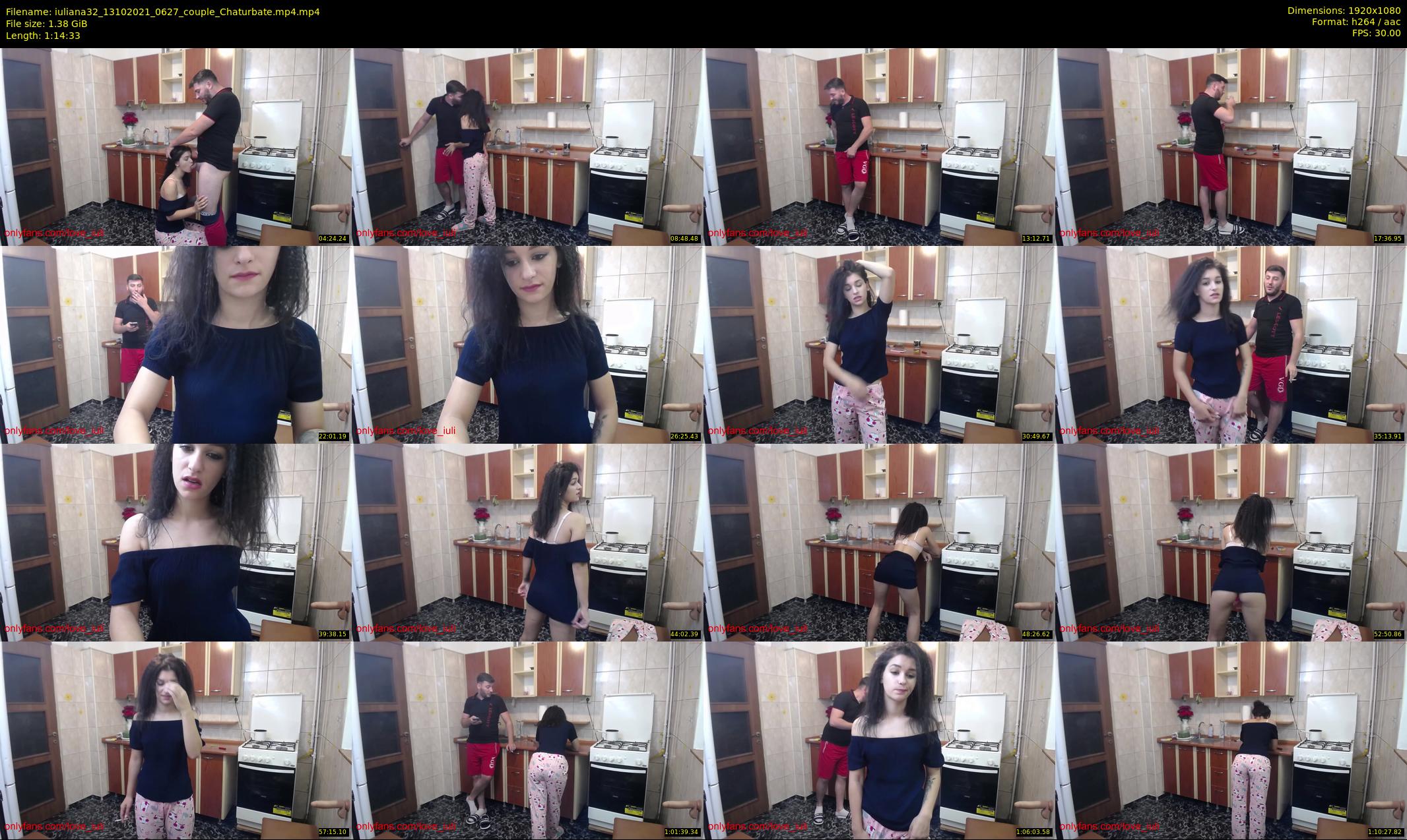 iuliana32 — 75 minute Chaturbate couple cam show recording, 1080p, Oct 13, 2021