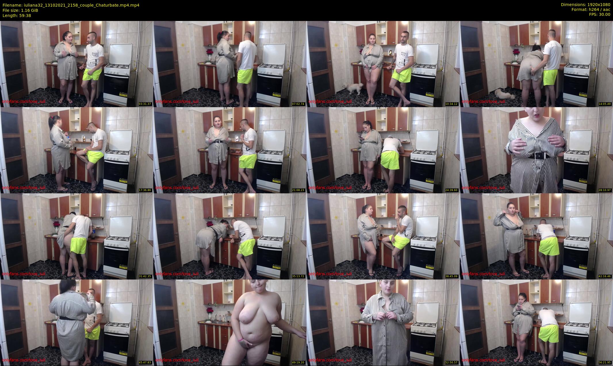 iuliana32 — 60 minute Chaturbate couple cam show recording, 1080p, Oct 13, 2021