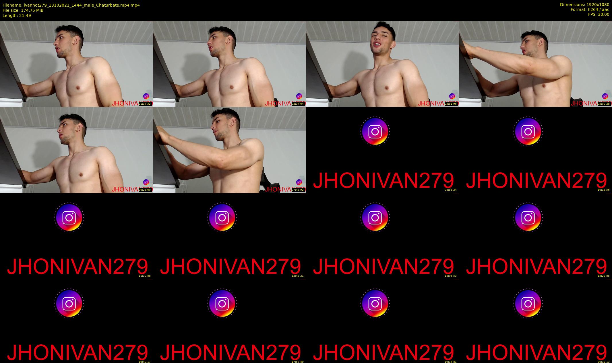 ivanhot279 — 22 minute Chaturbate male cam show recording, 1080p, Oct 13, 2021
