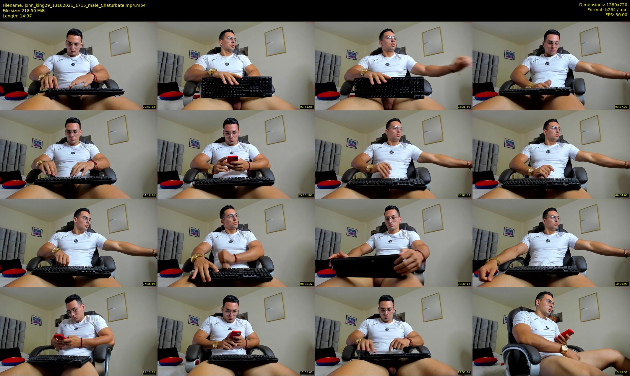 john_king29 — 15 minute Chaturbate male cam show recording, 720p, Oct 13, 2021