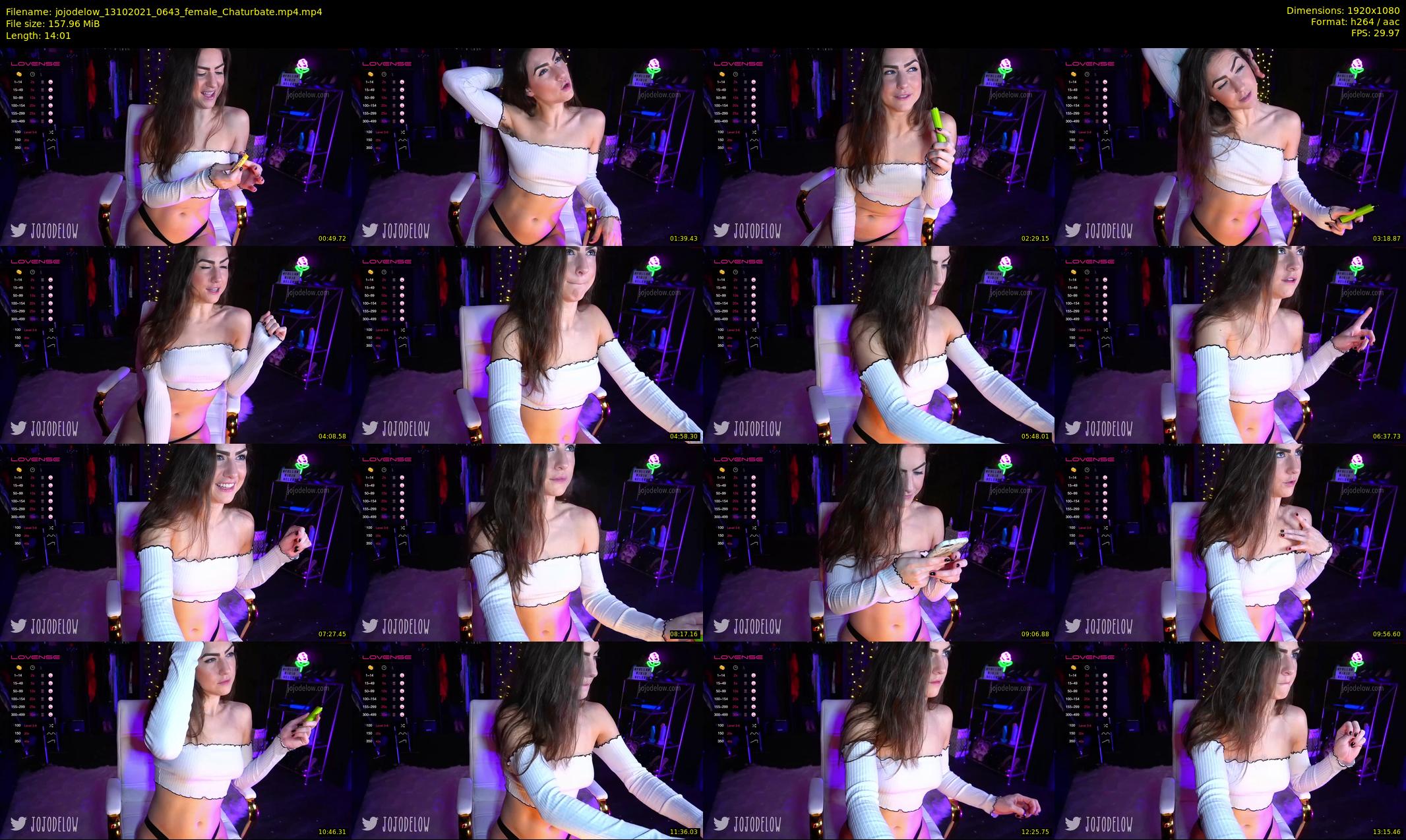 jojodelow — 15 minute Chaturbate female cam show recording, 1080p, Oct 13, 2021