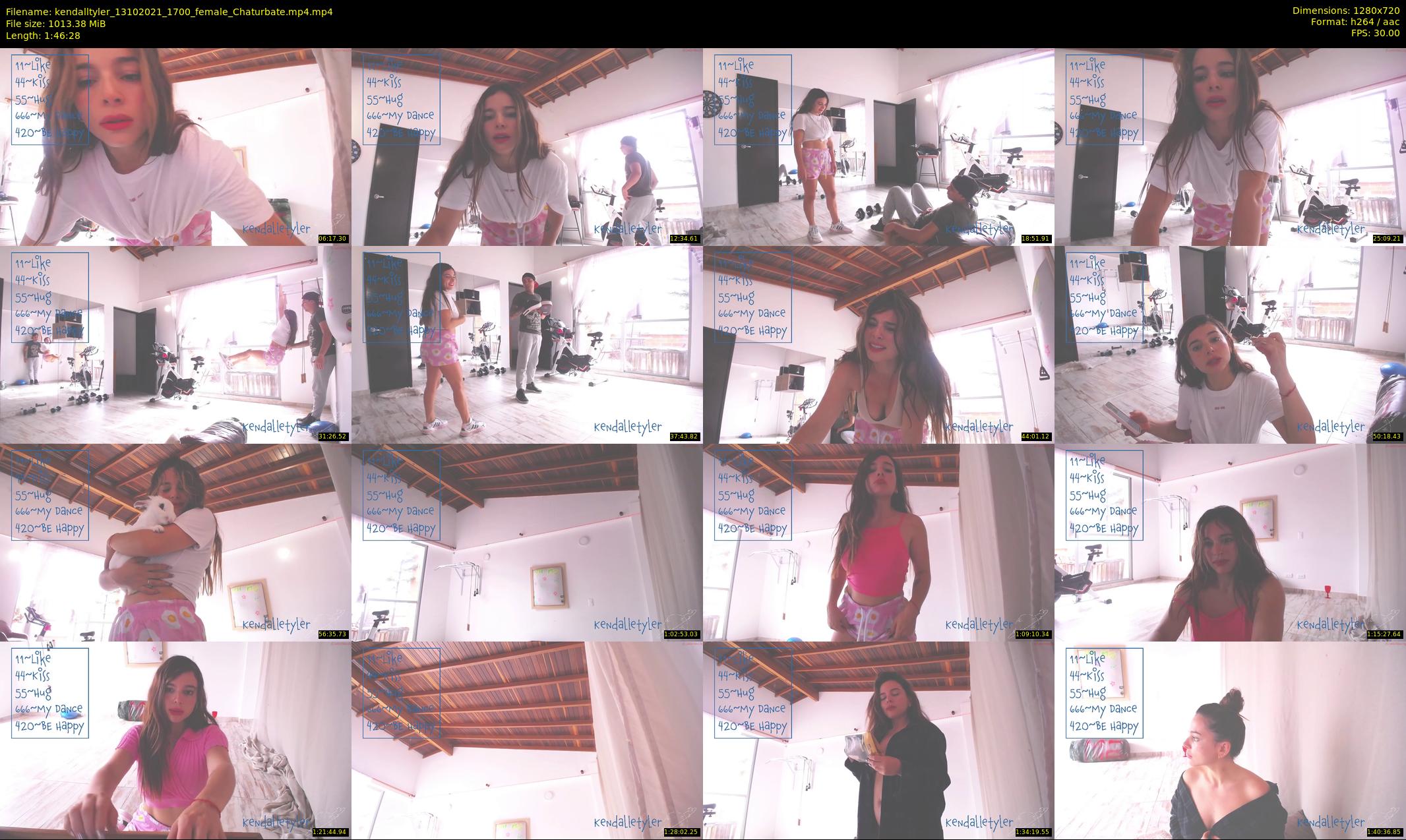 kendalltyler — 107 minute Chaturbate female cam show recording, 720p, Oct 13, 2021