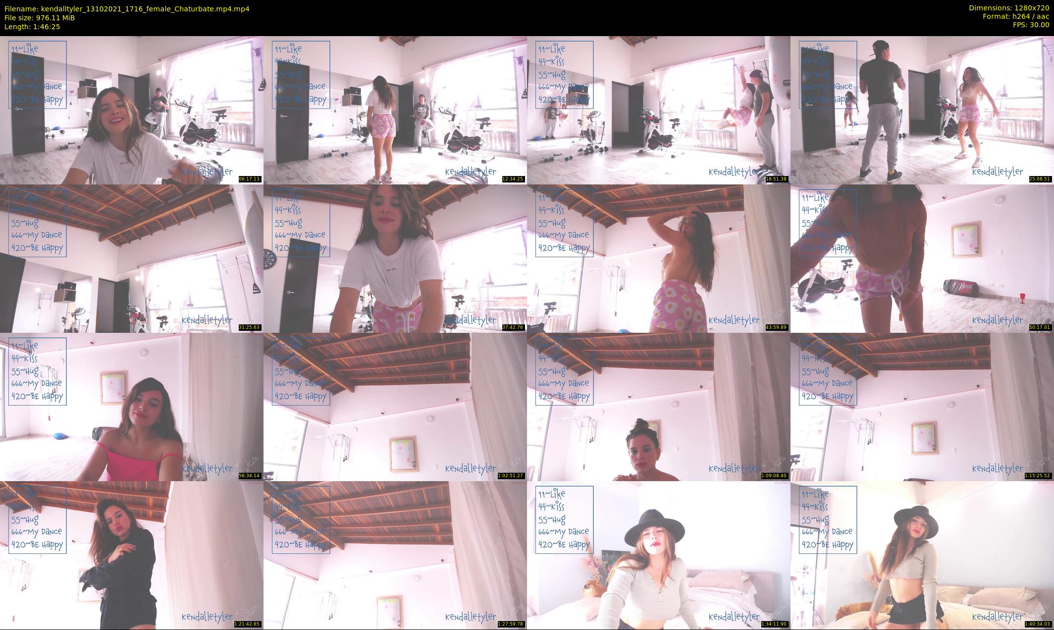 kendalltyler — 107 minute Chaturbate female cam show recording, 720p, Oct 13, 2021