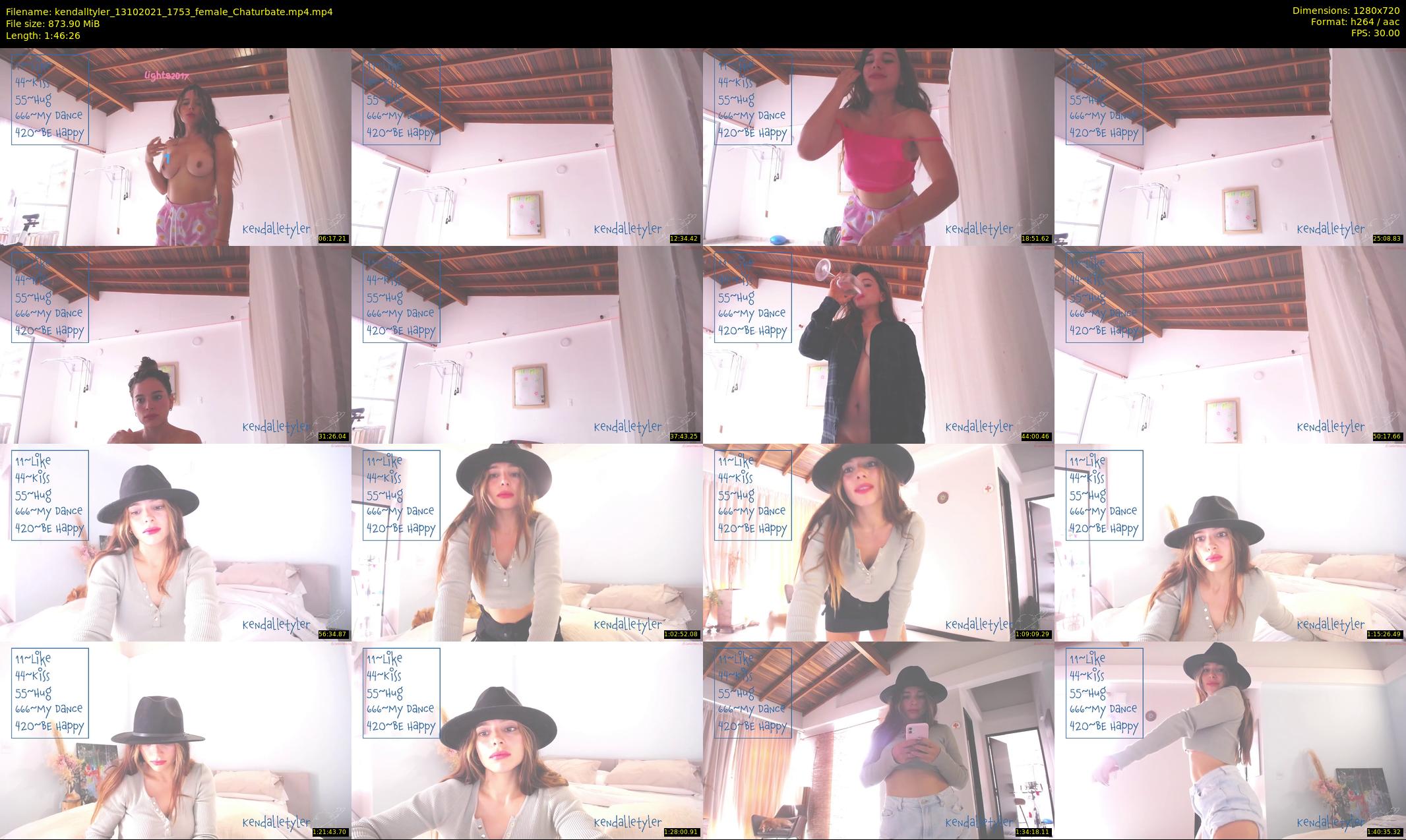 kendalltyler — 107 minute Chaturbate female cam show recording, 720p, Oct 13, 2021