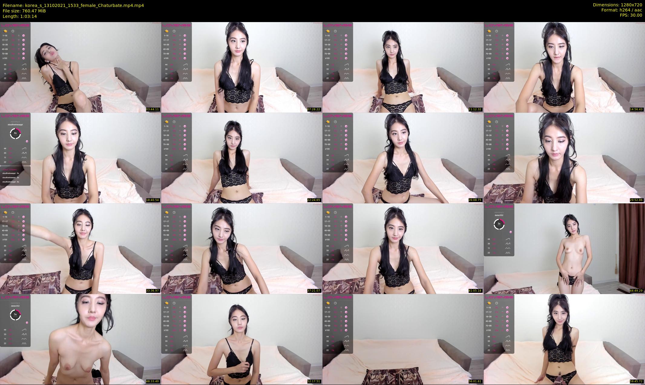 korea_s — 64 minute Chaturbate female cam show recording, 720p, Oct 13, 2021