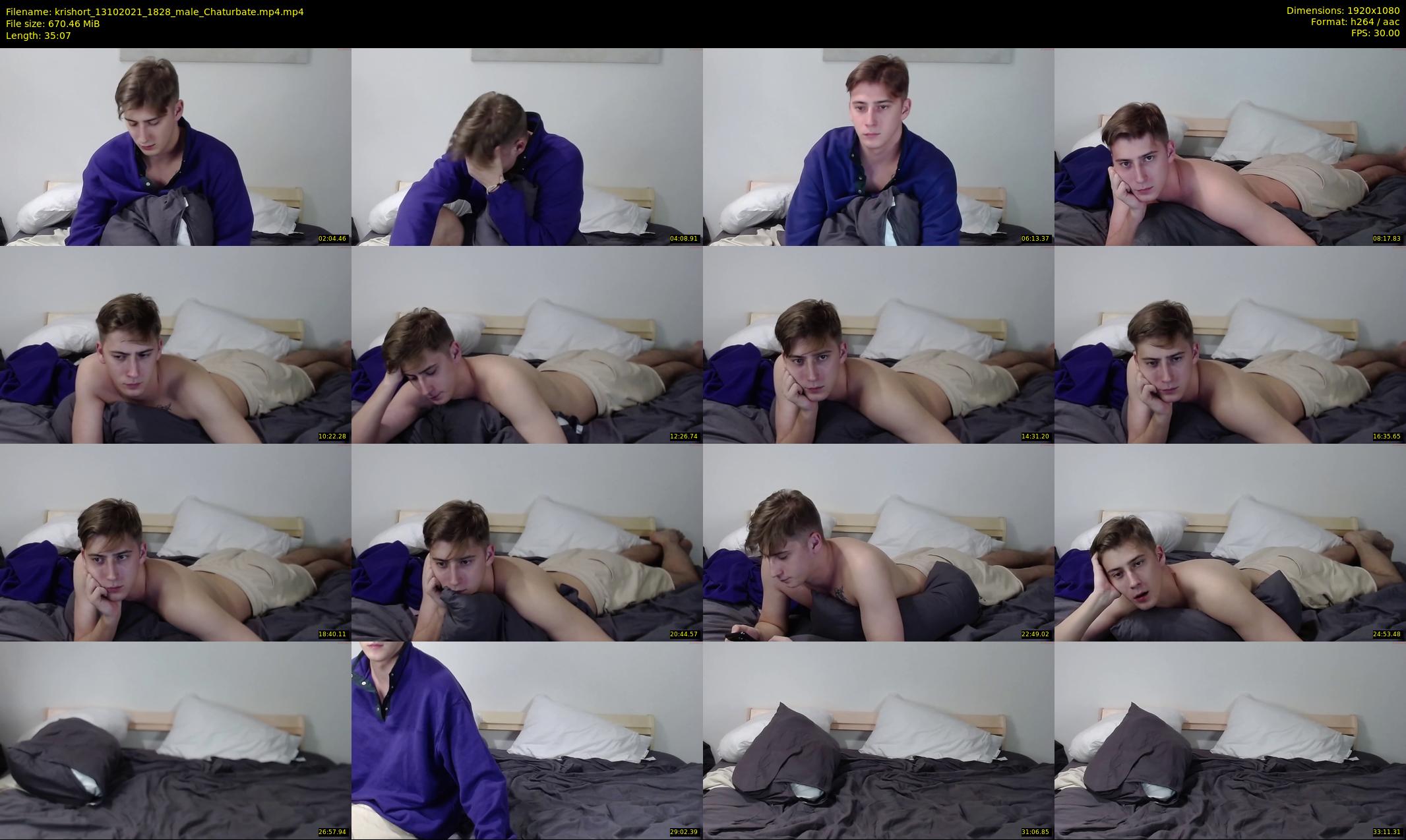 krishort — 36 minute Chaturbate male cam show recording, 1080p, Oct 13, 2021