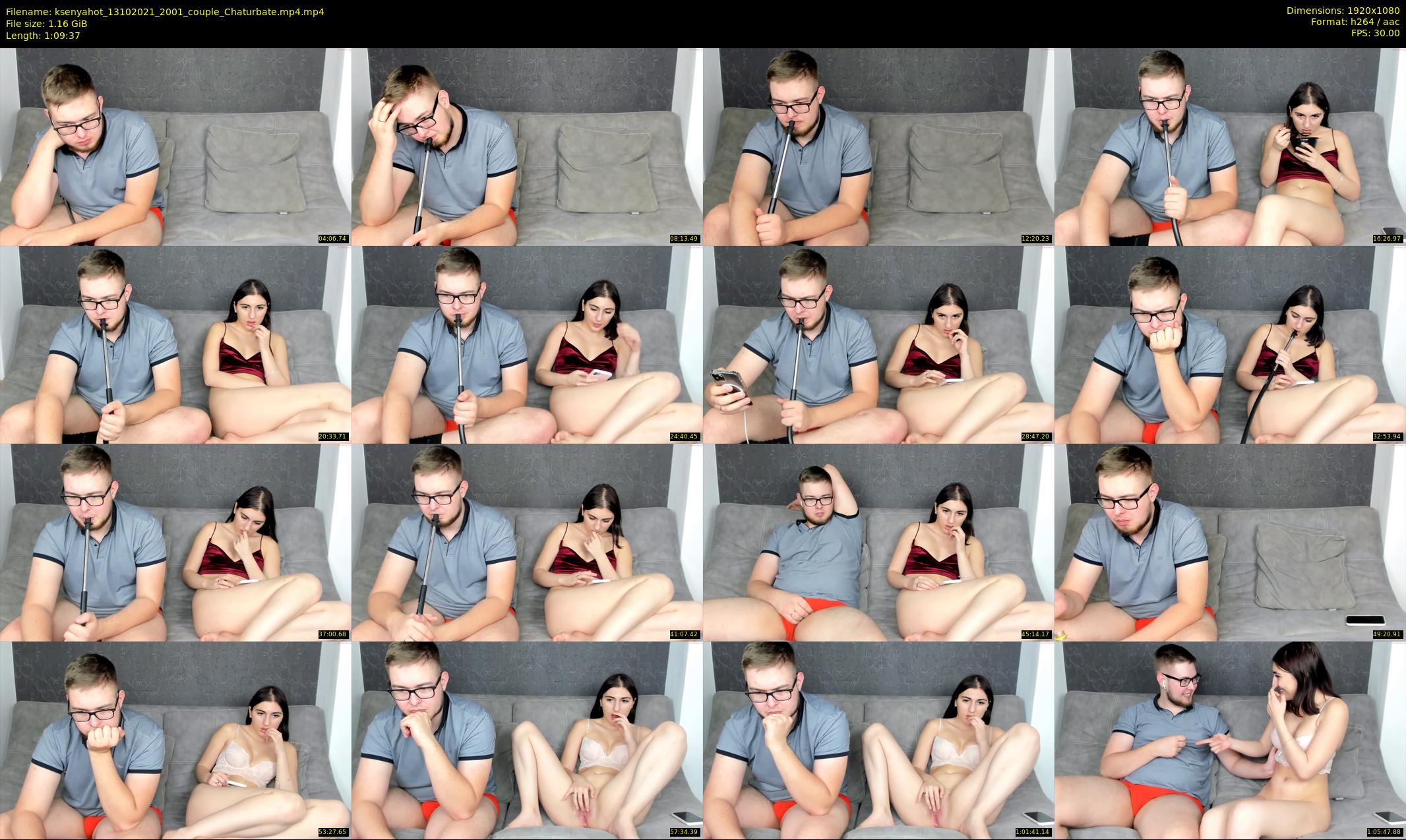 ksenyahot — 70 minute Chaturbate couple cam show recording, 1080p, Oct 13, 2021