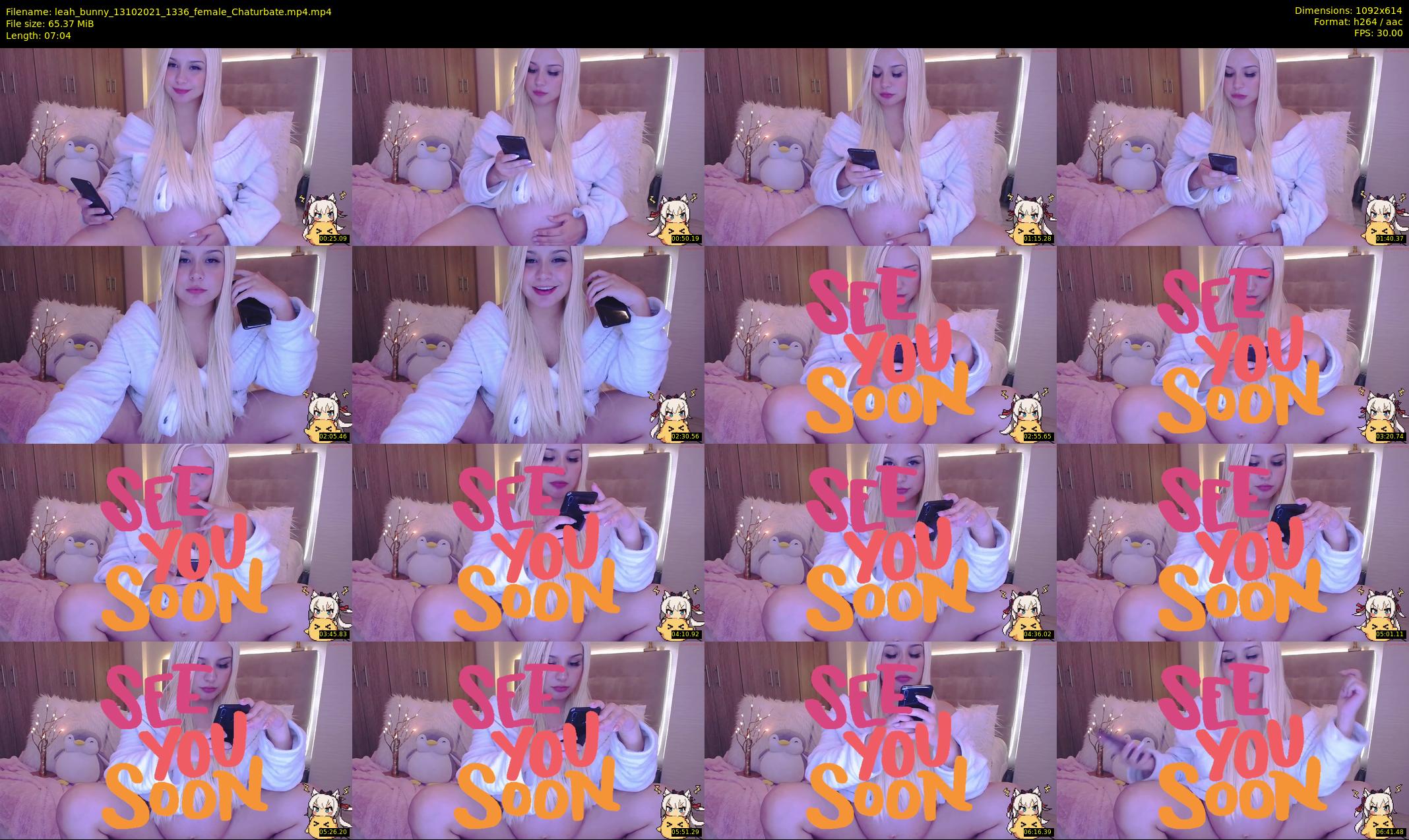 leah_bunny — 8 minute Chaturbate female cam show recording, 480p, Oct 13, 2021