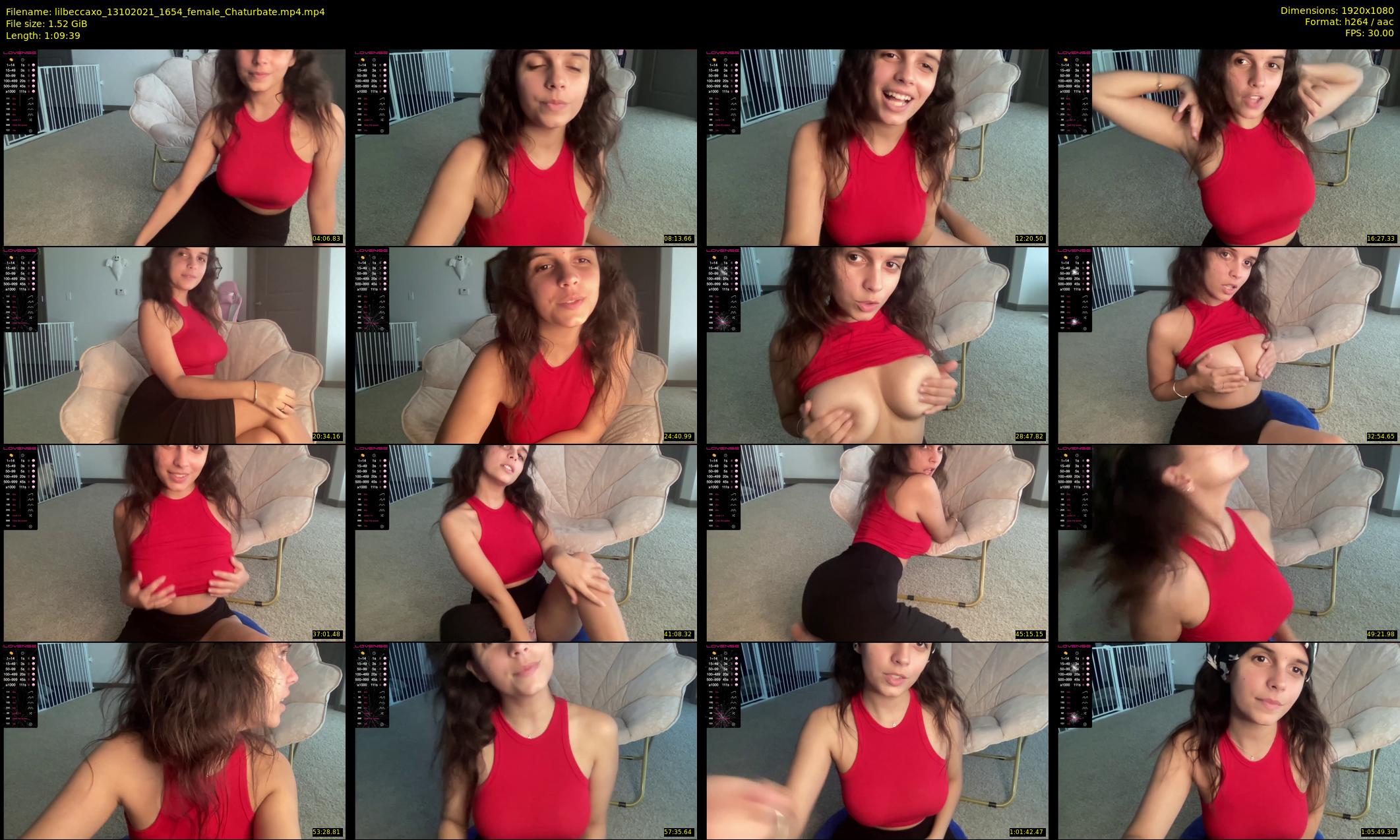 lilbeccaxo — 70 minute Chaturbate female cam show recording, 1080p, Oct 13, 2021
