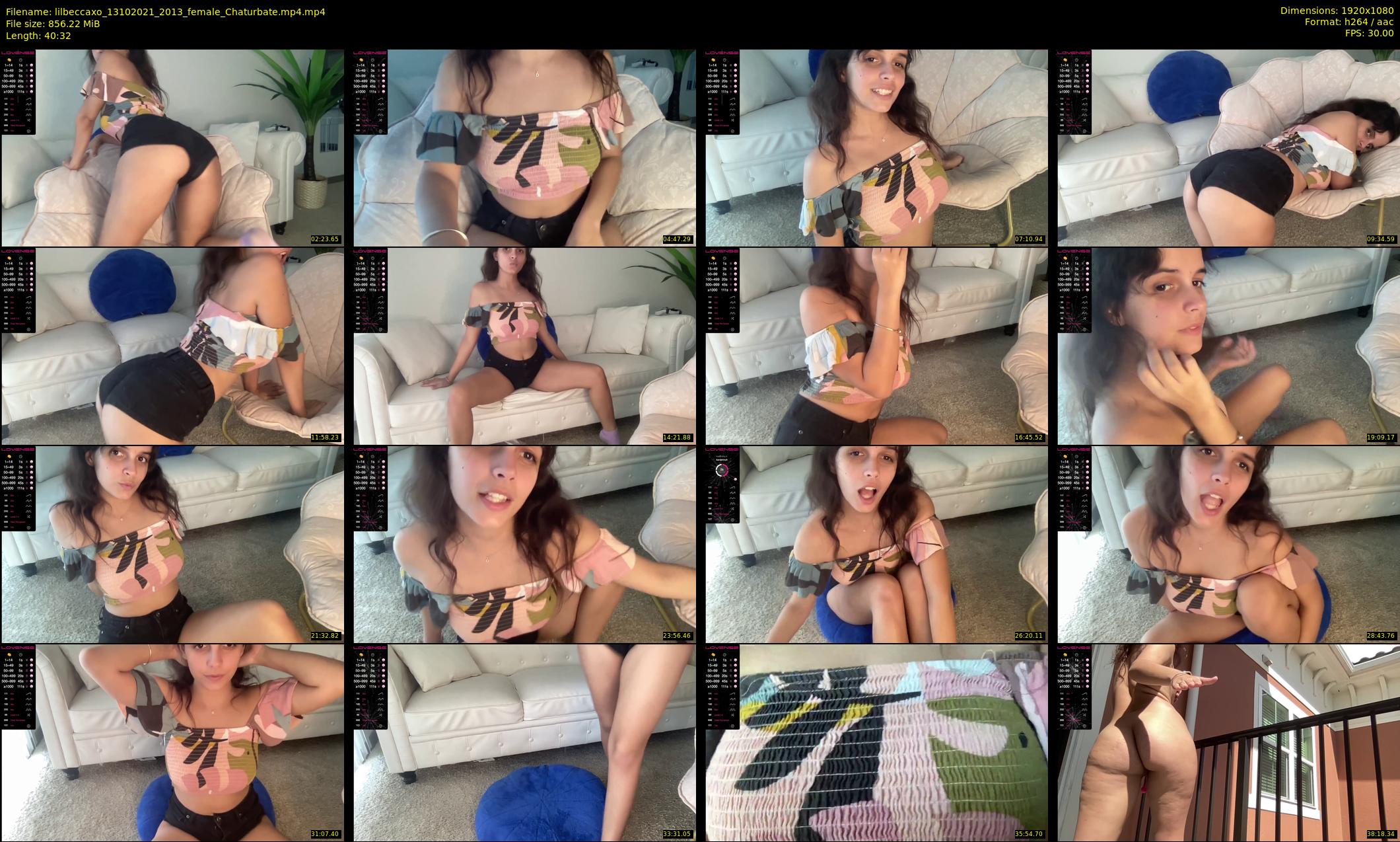 lilbeccaxo — 41 minute Chaturbate female cam show recording, 1080p, Oct 13, 2021